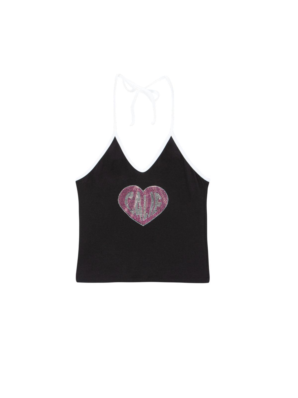 에즈이프 캘리(ASIF CALIE) CALIE HOTFIX HALTERNECK SLEEVELESS BLACK