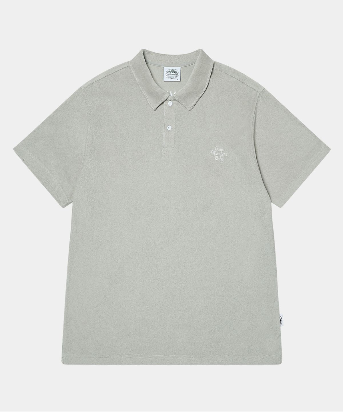 크루멤버스온리(CREW MEMBERS ONLY) CMO TERRY POLO GREY