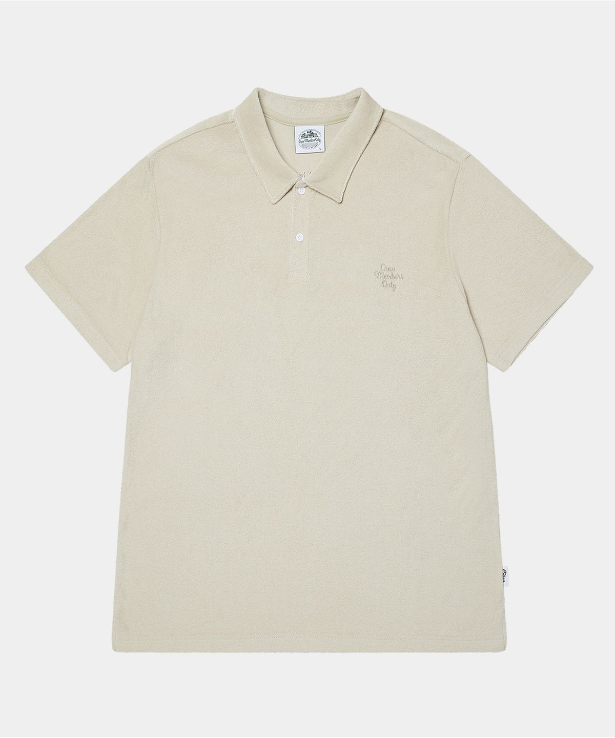 크루멤버스온리(CREW MEMBERS ONLY) CMO TERRY POLO BEIGE
