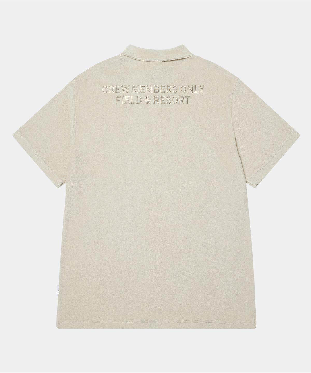 크루멤버스온리(CREW MEMBERS ONLY) CMO TERRY POLO BEIGE