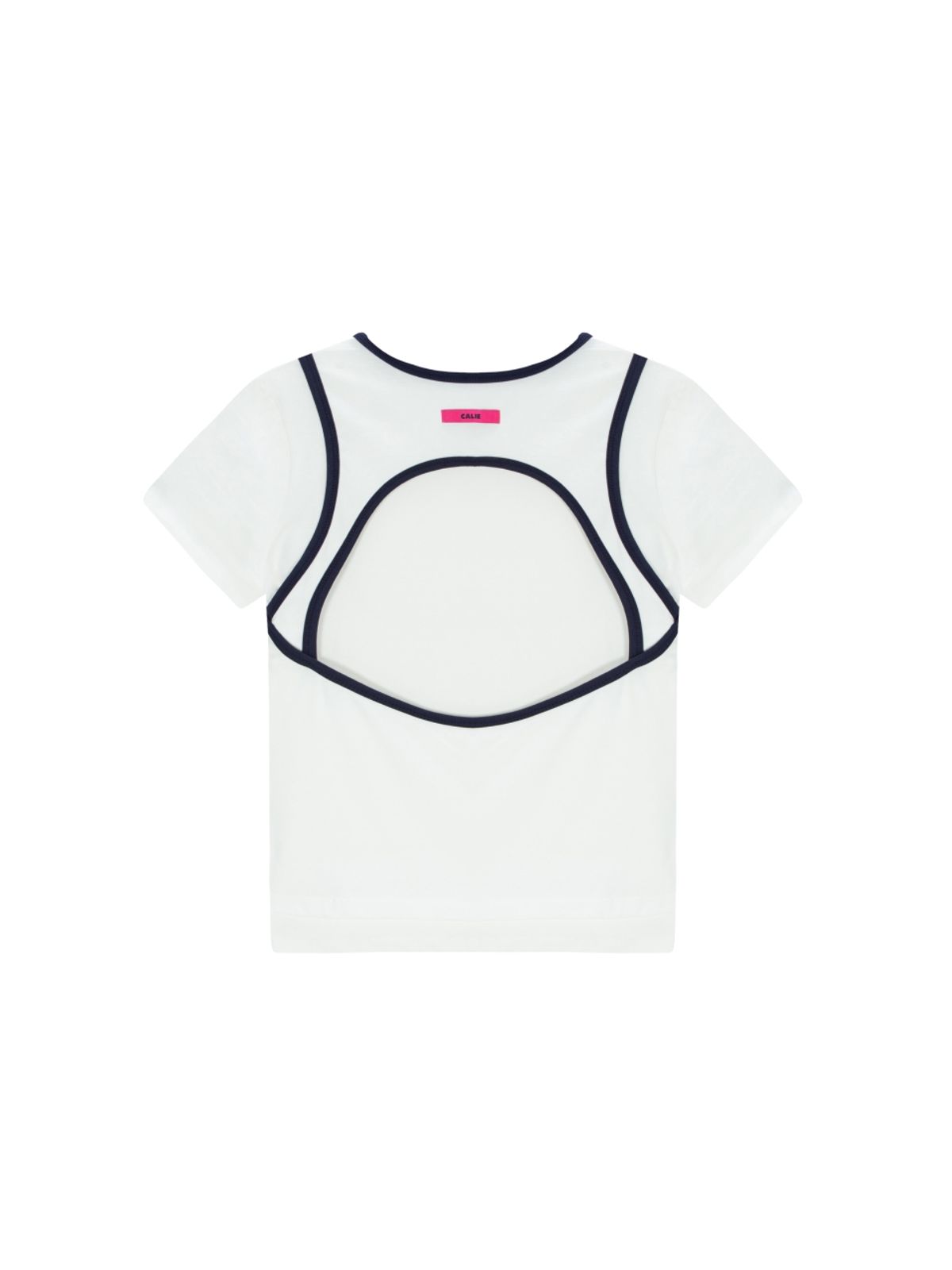 에즈이프 캘리(ASIF CALIE) COLORING DOUBLE LAYERED T-SHIRT IVORY
