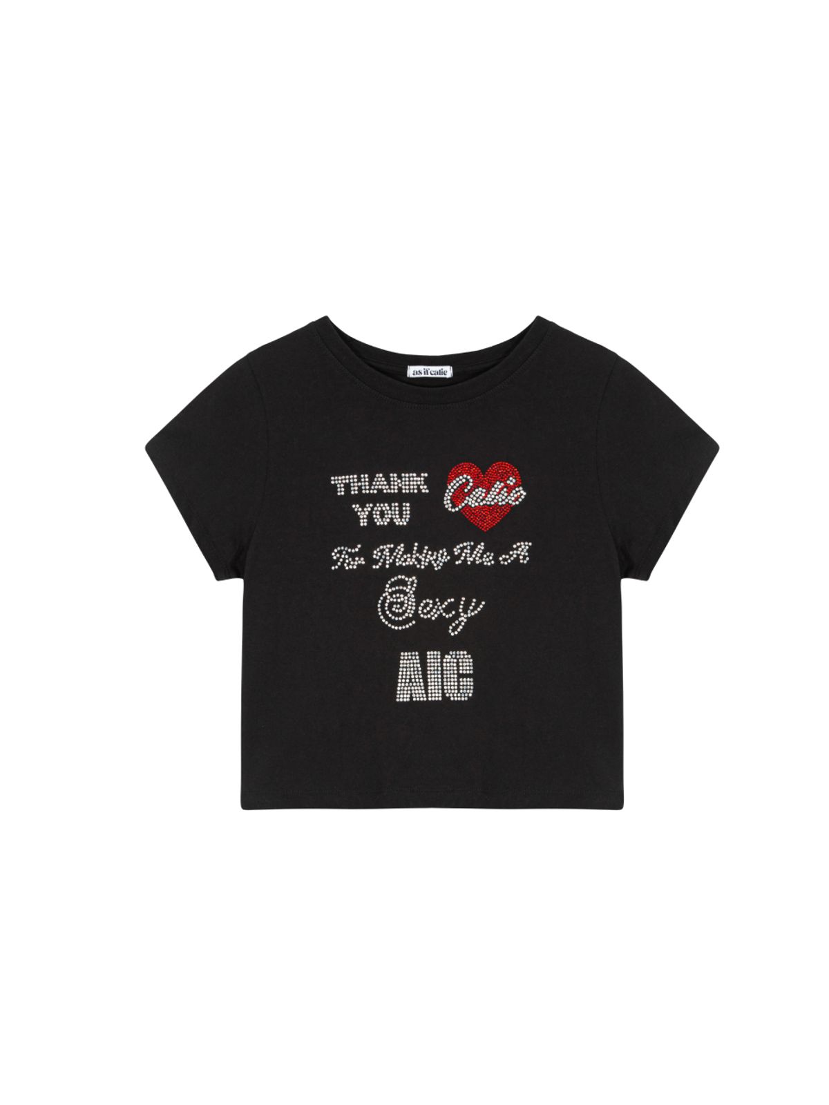 에즈이프 캘리(ASIF CALIE) CALIE HOTFIX T-SHIRT BLACK