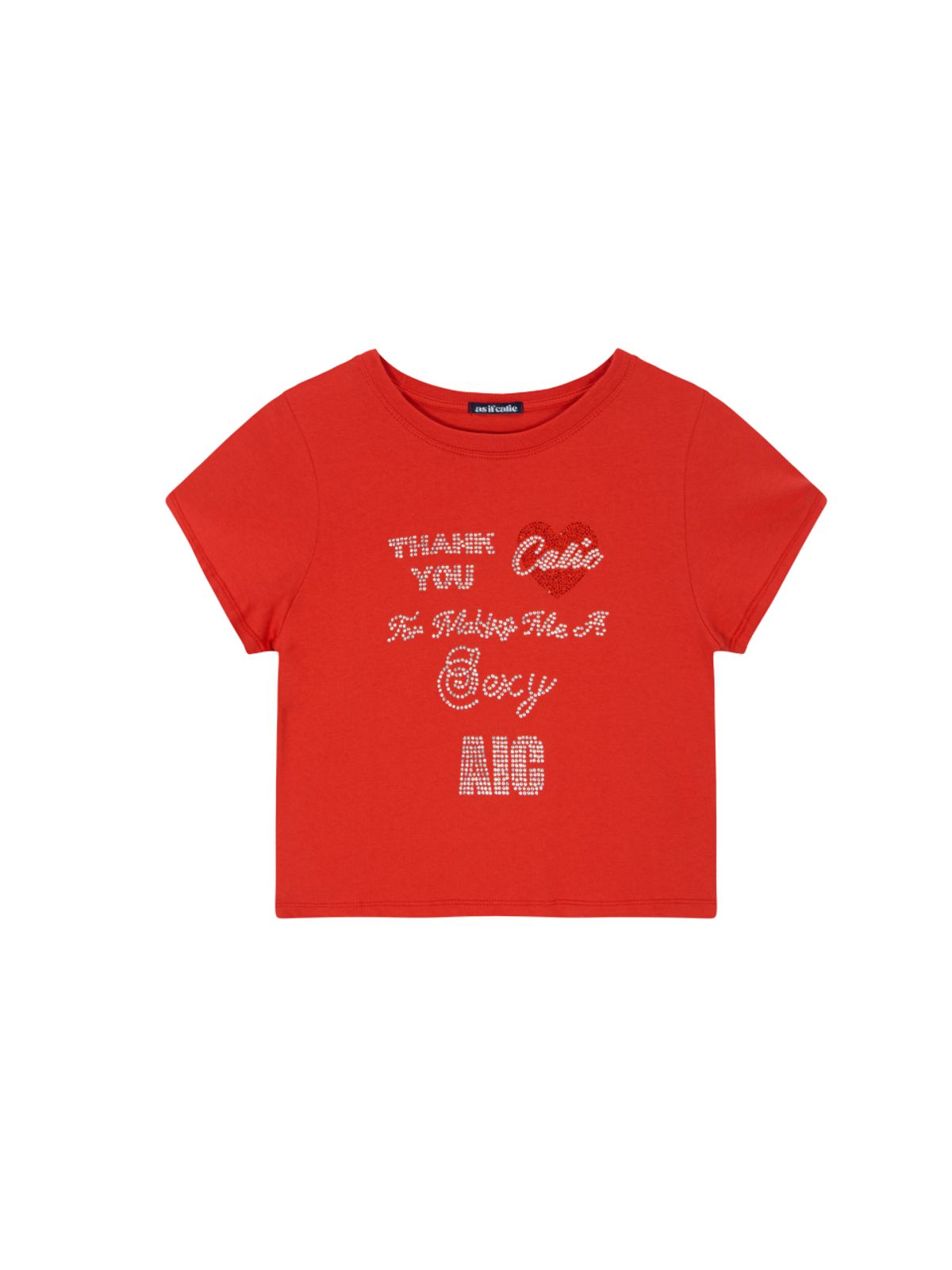 에즈이프 캘리(ASIF CALIE) CALIE HOTFIX T-SHIRT RED