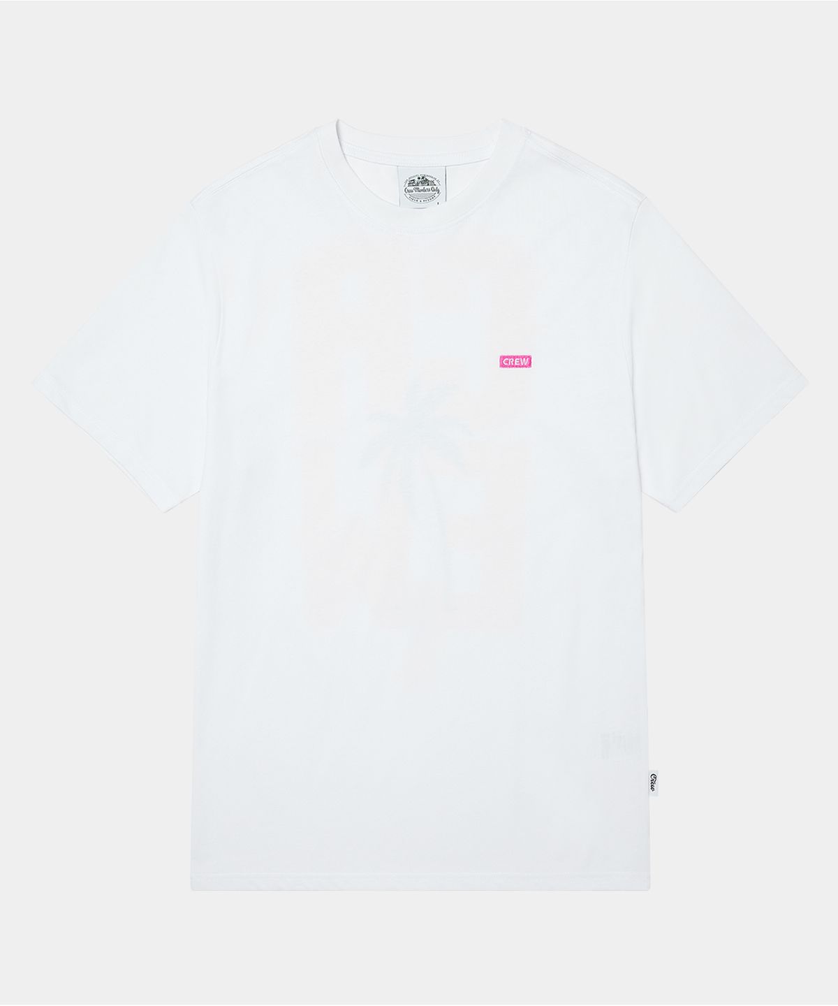 크루멤버스온리(CREW MEMBERS ONLY) PALM TREE CREW TS WHITE