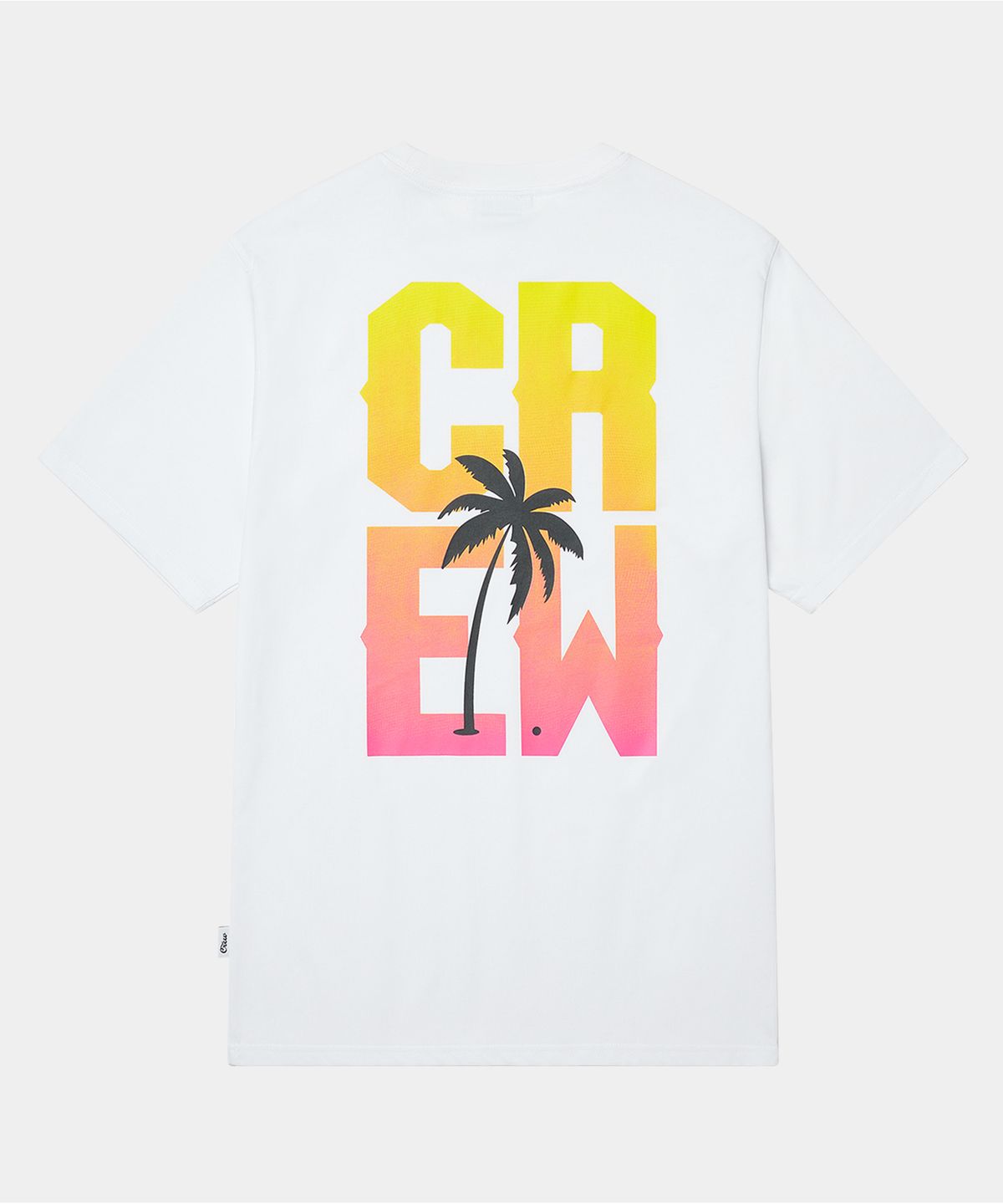 크루멤버스온리(CREW MEMBERS ONLY) PALM TREE CREW TS WHITE