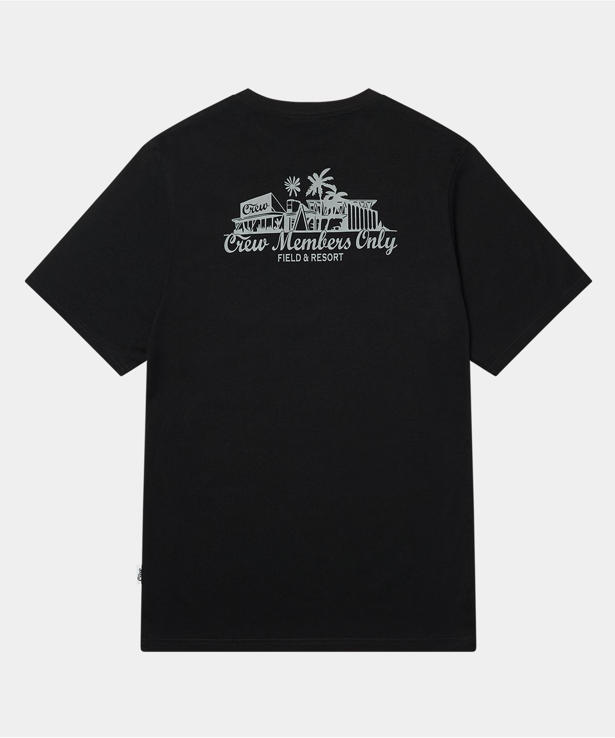 크루멤버스온리(CREW MEMBERS ONLY) RESORT BACK LOGO TS BLACK