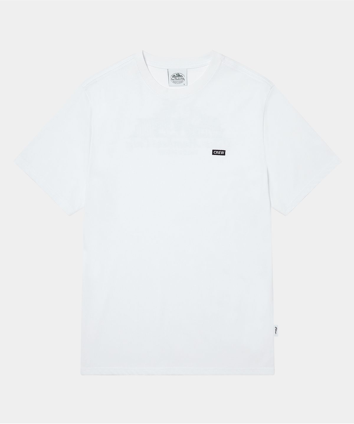 크루멤버스온리(CREW MEMBERS ONLY) RESORT BACK LOGO TS WHITE