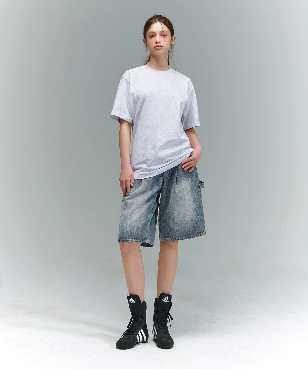 랜덤오프(RANDOMOFF) BTB : WAVE WASHING CARPENTER SHORTS [BLUE CORE]