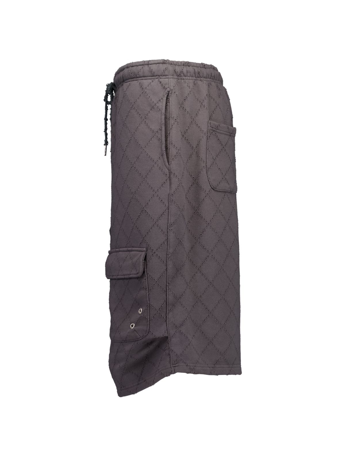 셋업이엑스이(SETUP-EXE) PUNCHING BERMUDA SWEATPANTS / CHARCOAL