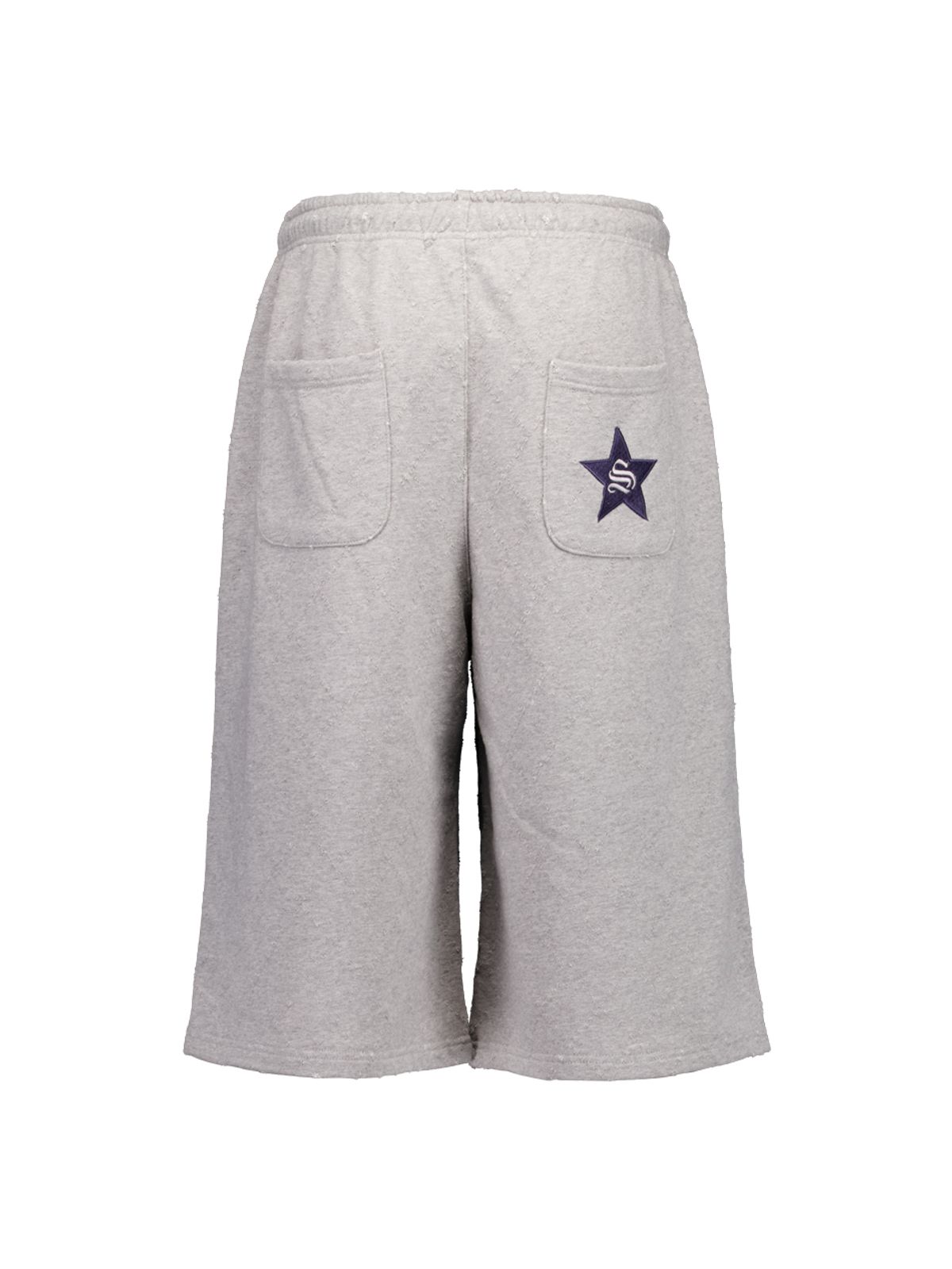 셋업이엑스이(SETUP-EXE) PUNCHING BERMUDA SWEATPANTS / MELANGE GRAY