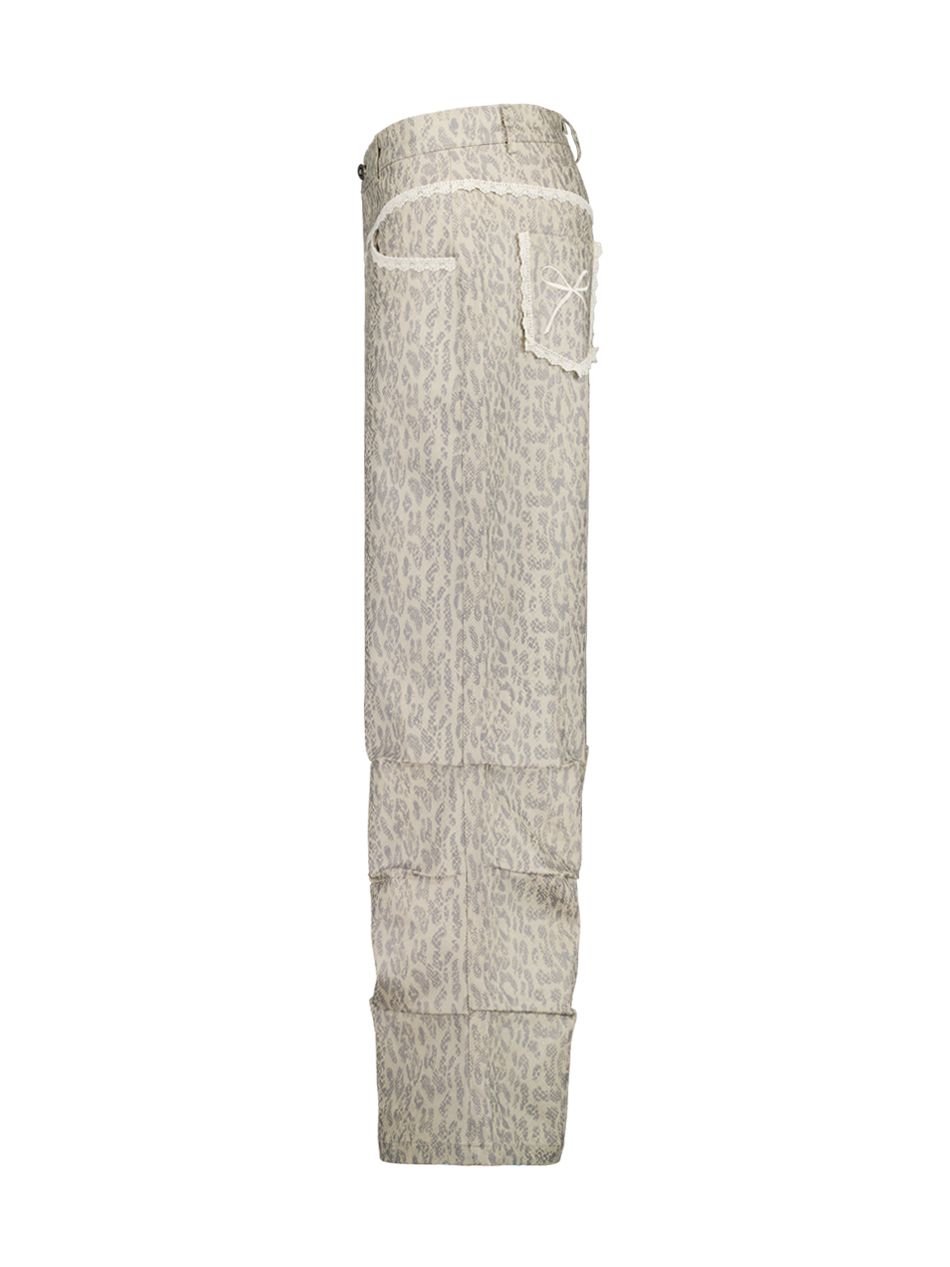 【SETUP-EXE】韓国人気★ (S,M) PYTHON LACE PANTS setup.exe | PYTHON LACE PANTS 베이지
