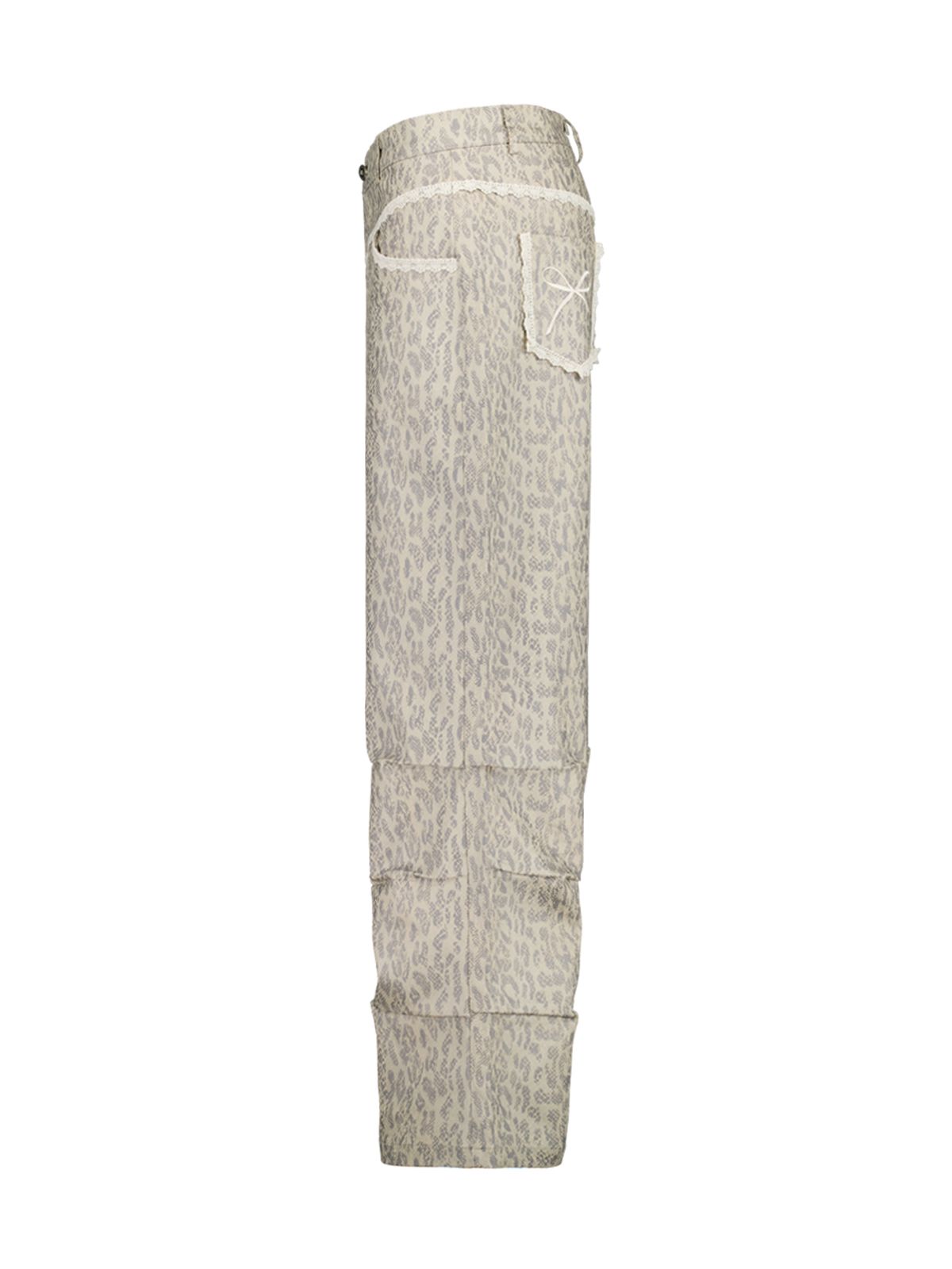 셋업이엑스이(SETUP-EXE) PYTHON LACE  PANTS / BEIGE