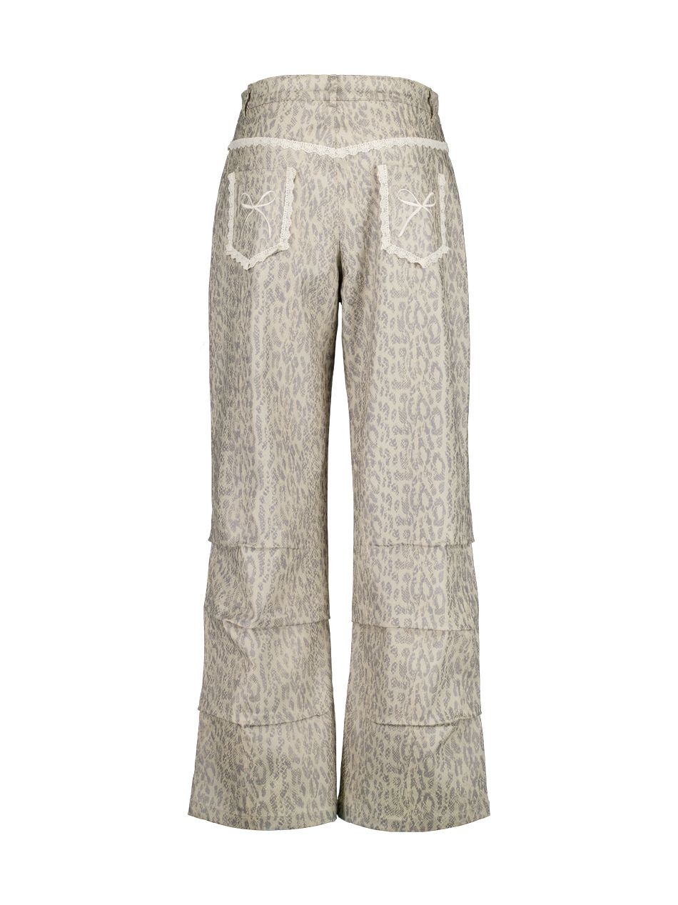 【SETUP-EXE】韓国人気★ (S,M) PYTHON LACE PANTS MUSINSA公式 | SETUPEXE PYTHON LACE PANTS / BEIGE