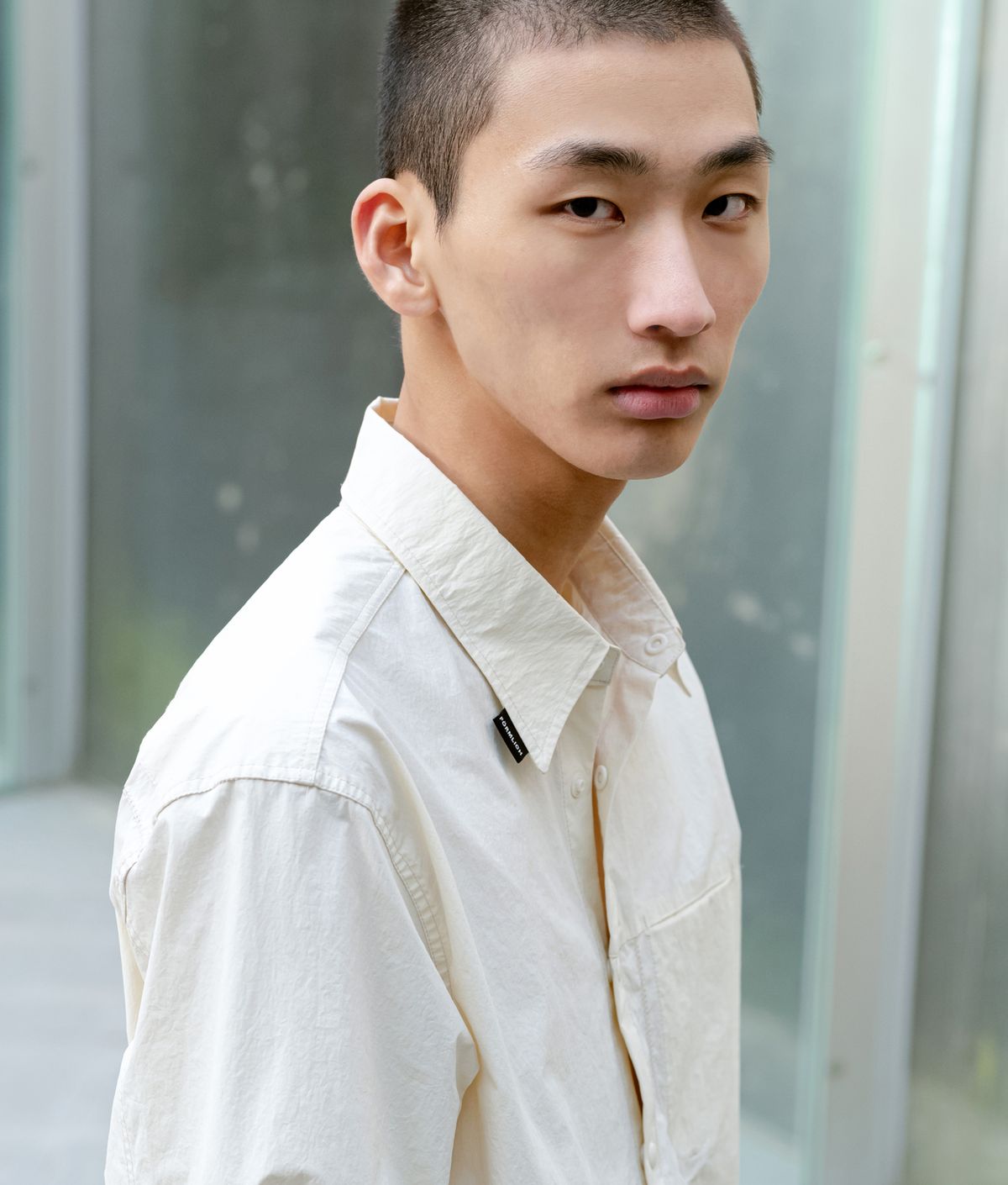 폼리쉬(FORMLICH) NYLON SHIRT / ECRU