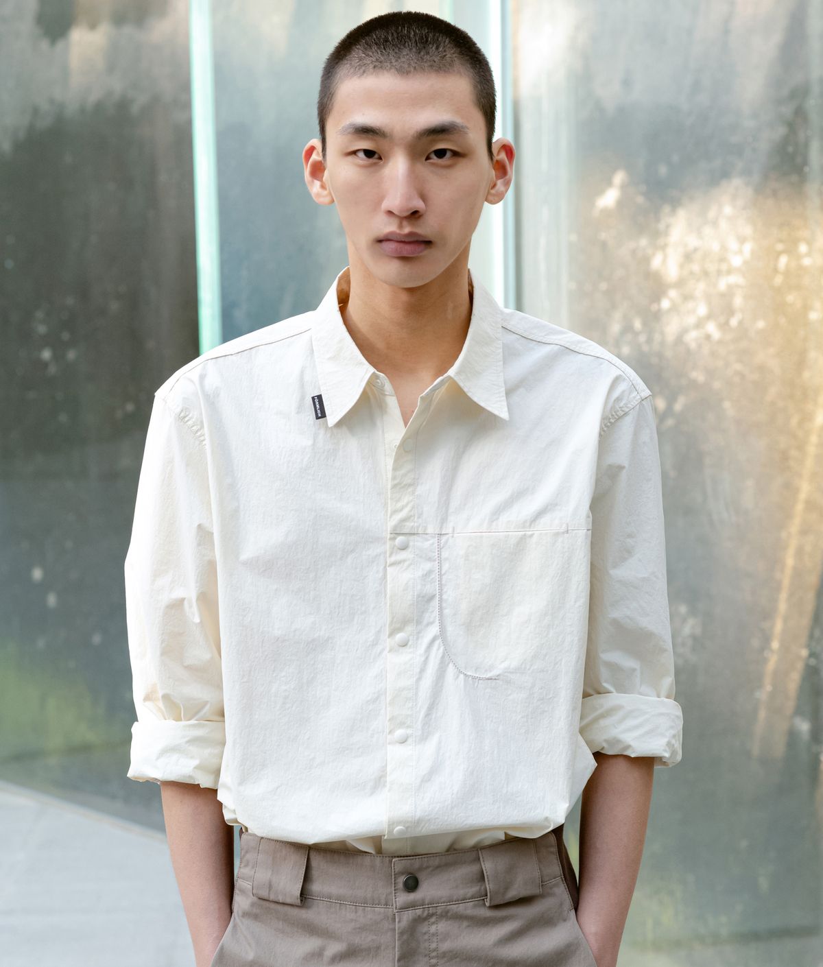 폼리쉬(FORMLICH) NYLON SHIRT / ECRU