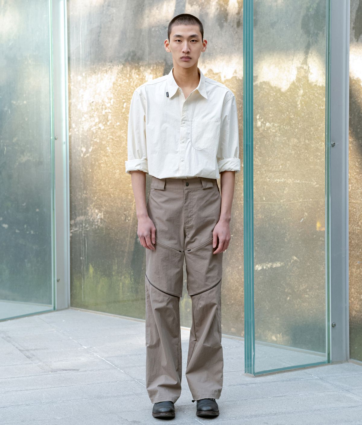 폼리쉬(FORMLICH) NYLON SHIRT / ECRU