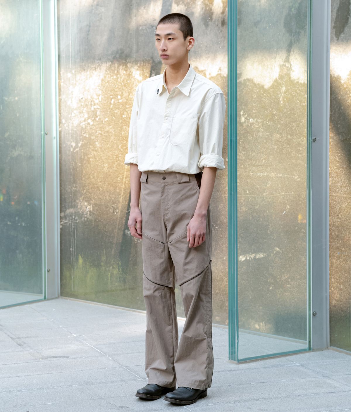 폼리쉬(FORMLICH) NYLON SHIRT / ECRU