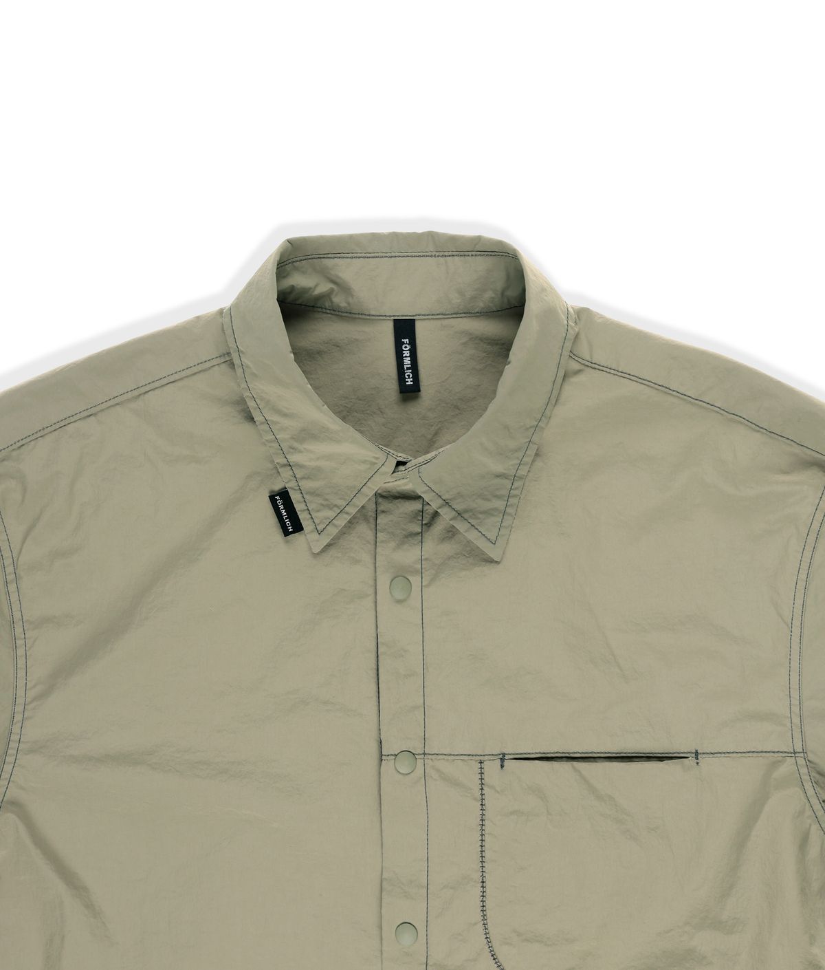 폼리쉬(FORMLICH) NYLON SHIRT / KHAKI