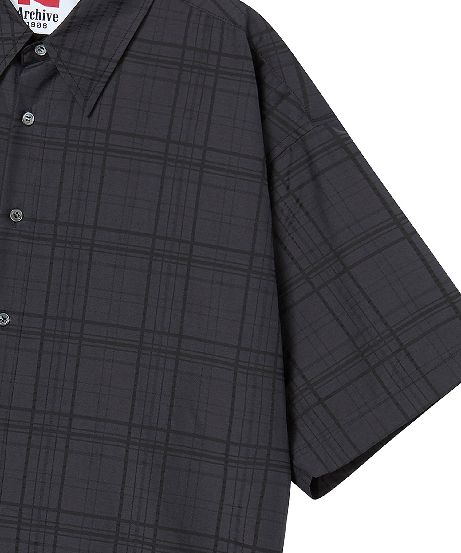 beyondclosetのLuxe Fabric Multi-Pattern Short Sleeve Shirt MUSINSA | BEYOND CLOSET [COLLECTION LINE] Luxe Fabric Multi