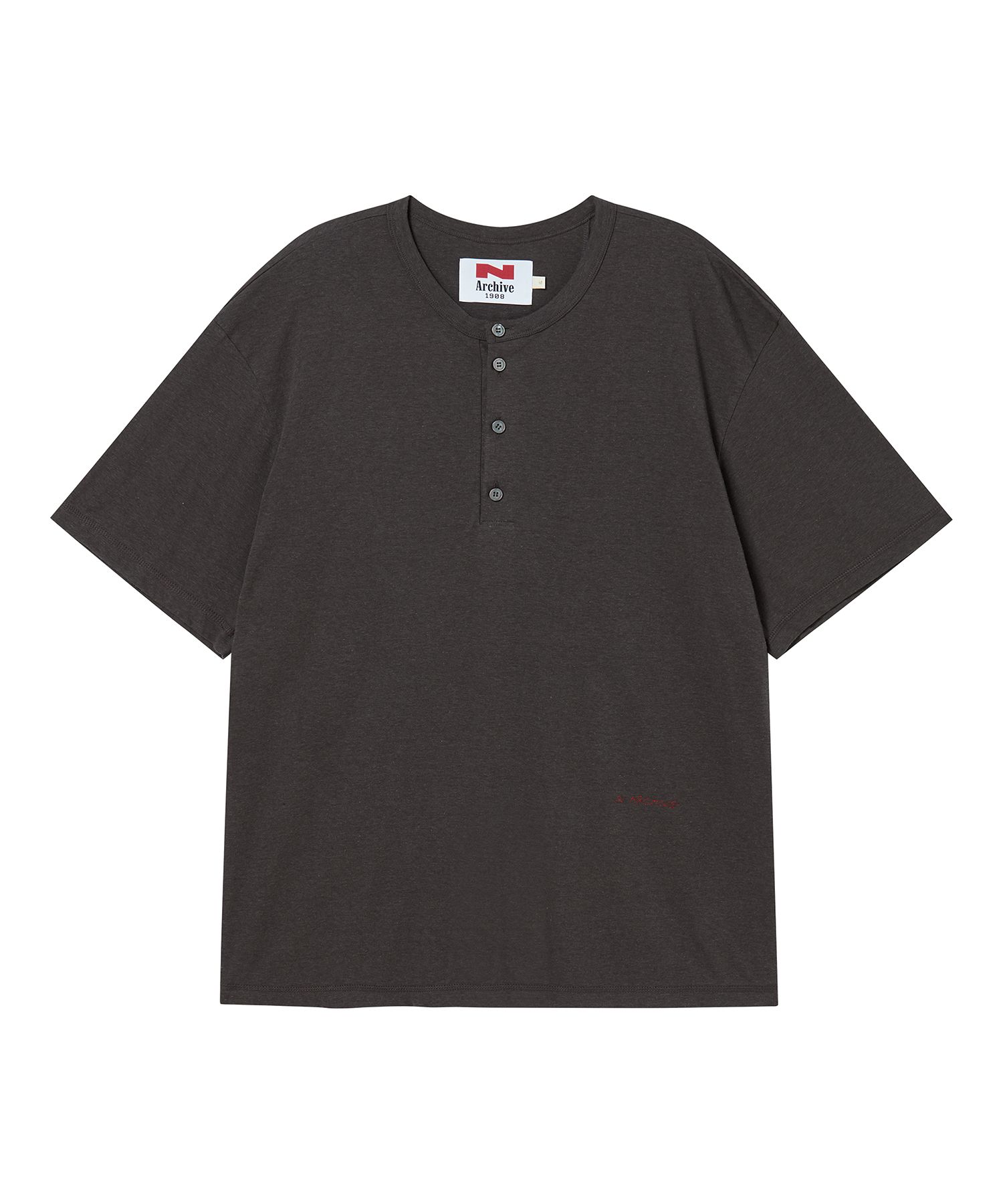 beyondclosetのLinen Blended Vintage Garment Henley Neck MUSINSA | BEYOND CLOSET [COLLECTION LINE] Linen Blended