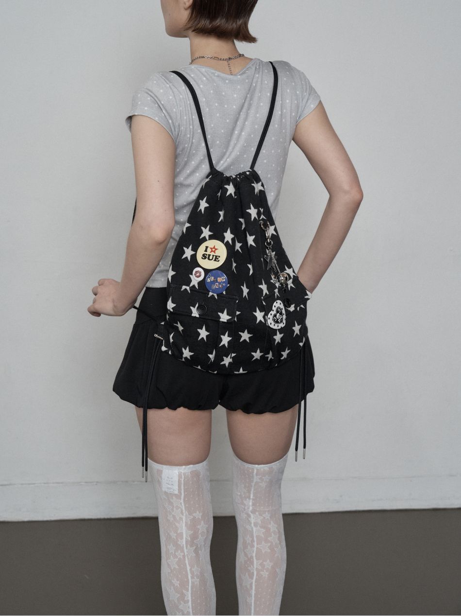 【SETUP-EXE】STAR POCKET GYM SACK ★送料・関税込★大人気★ setup.exe | STAR POCKET GYM SACK BLACK