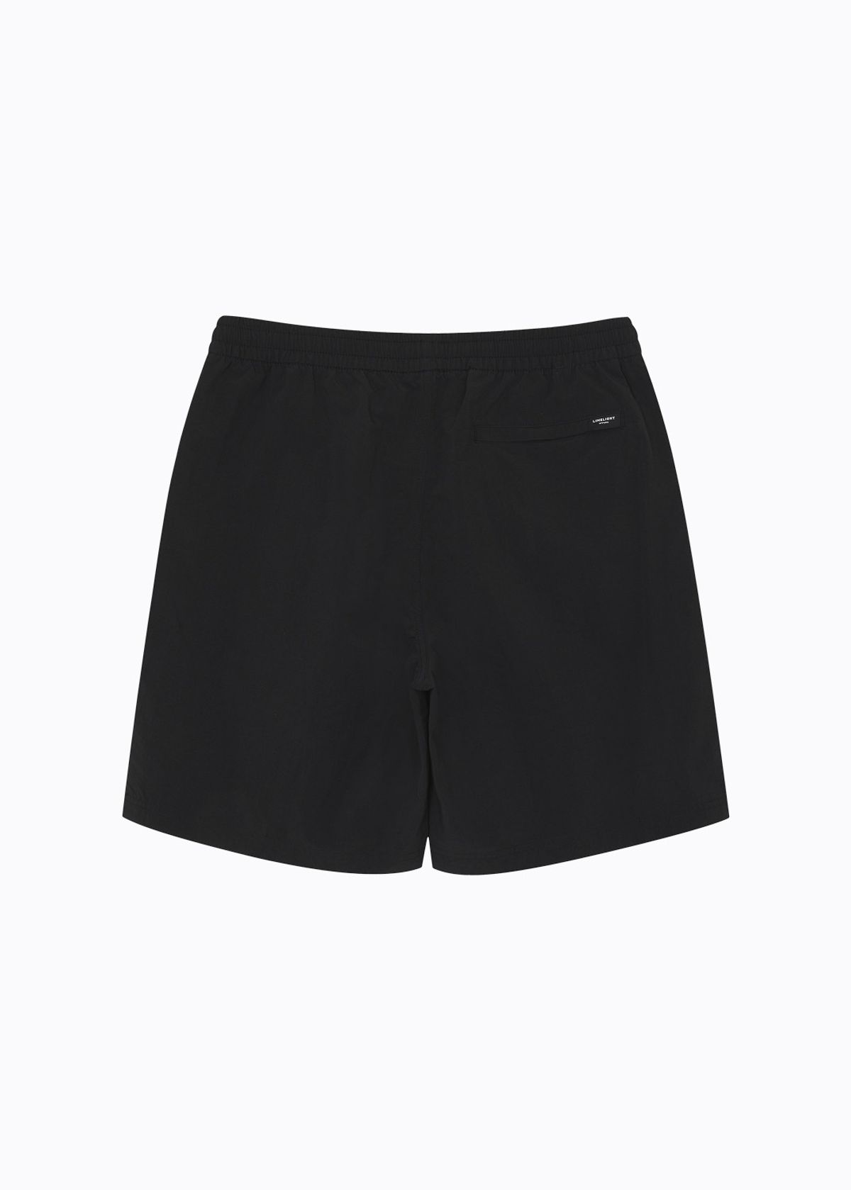 라임라잇 어패럴(LIMELIGHT APPAREL) 어패럴 라임라잇 로고 나일론 쇼츠 (블랙/화이트)
