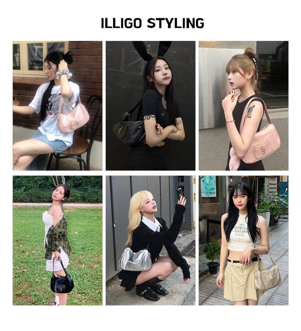 MUSINSA | ILLIGO signature bag beige