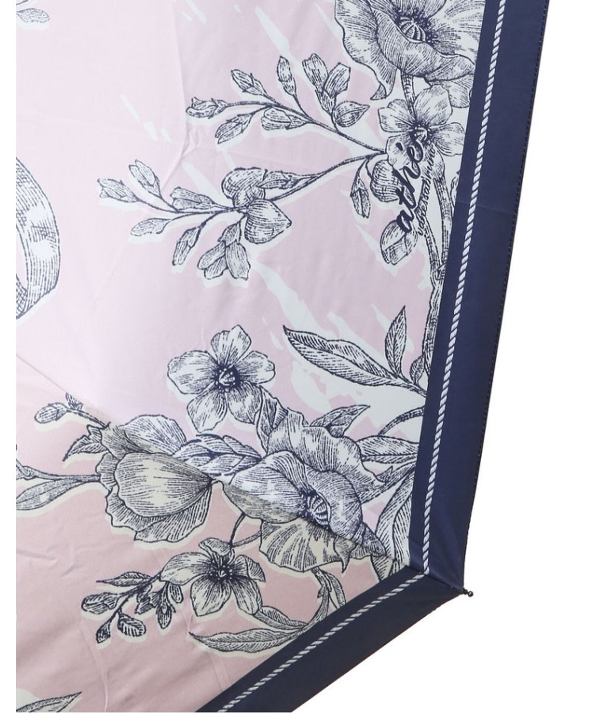아떼 바네사브루노(ATHE VANESSABRUNO) [TOILE DE JOUY] 핑크 트왈 드 주이 3단 암막 우양산 AAUM6E810P2