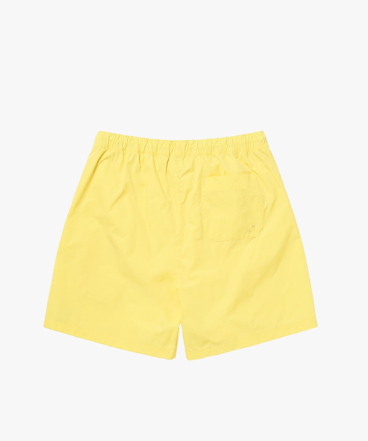 골스튜디오(GOALSTUDIO) ESSENTIAL BOX LOGO MESH LINED SHORTS-LIGHT YELLOW
