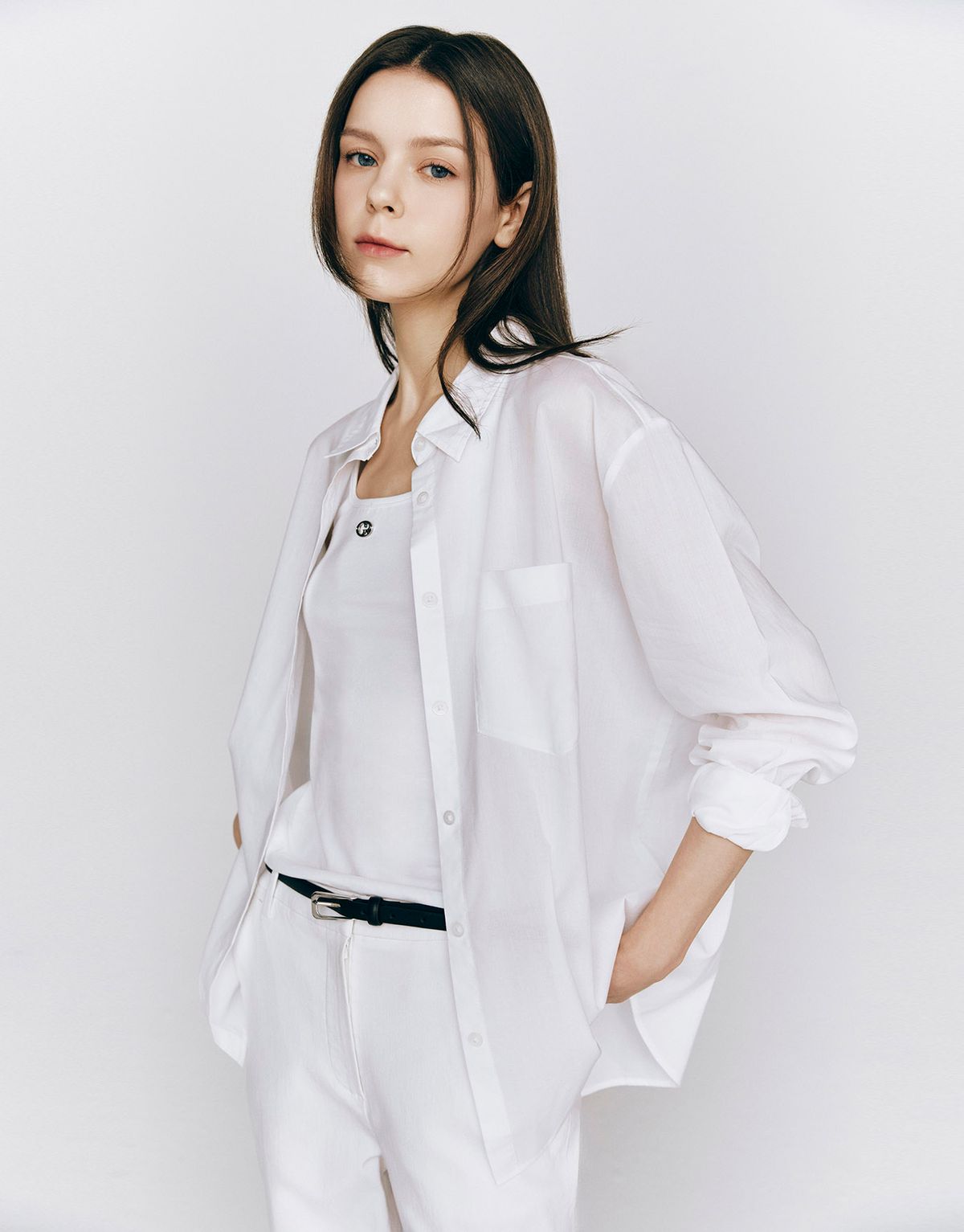 지오다노(GIORDANO) 루즈핏 쉬어 썸머 셔츠 345519 [4color]
