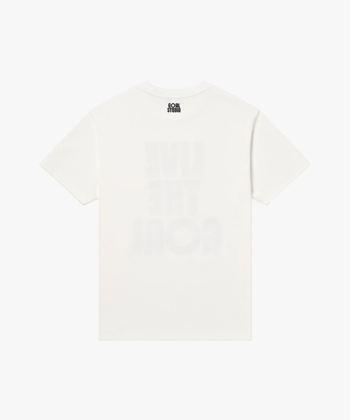 골스튜디오(GOALSTUDIO) AIRMESH LIVE THE GOAL TEE-OFF WHITE