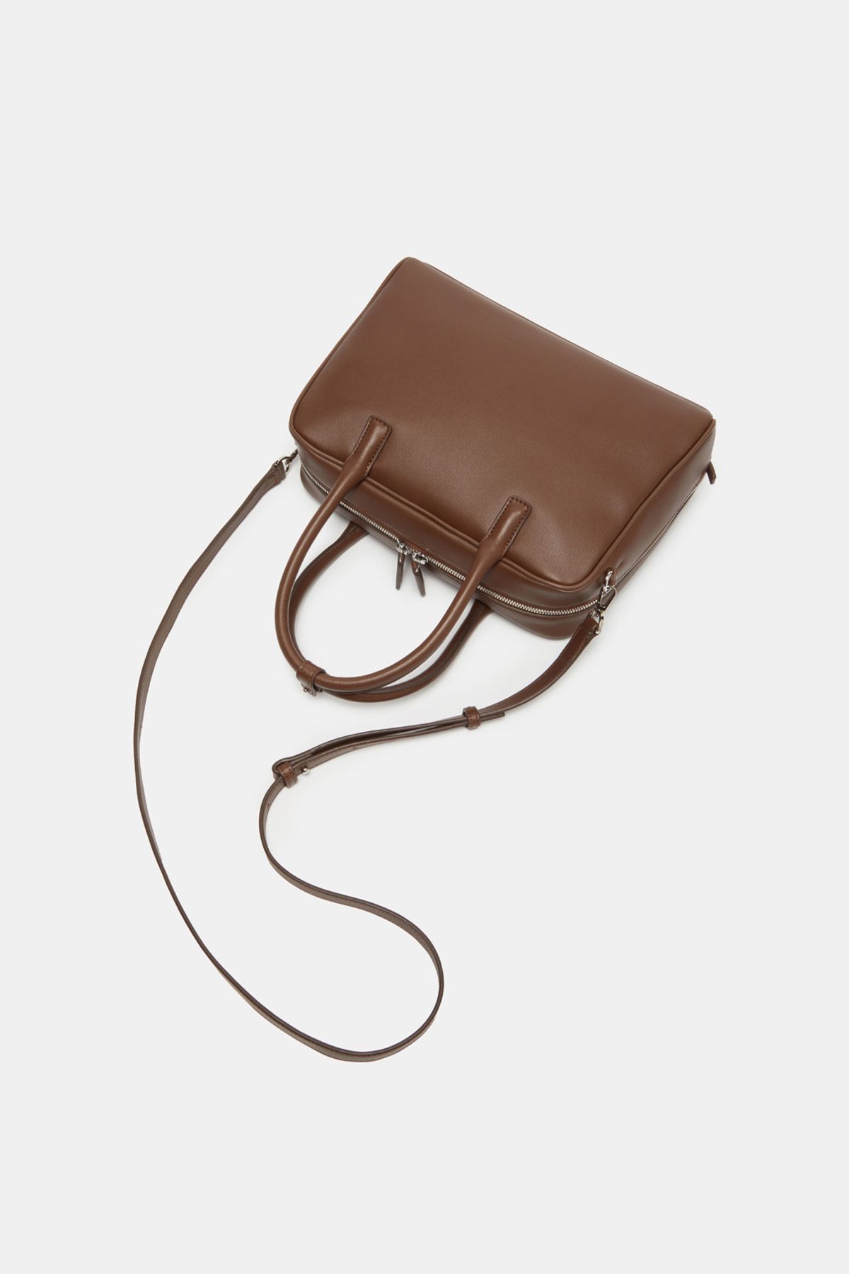 쿠론(COURONNE) Due Tote 29 (Laminated Leather)_RCBTX25645BRX