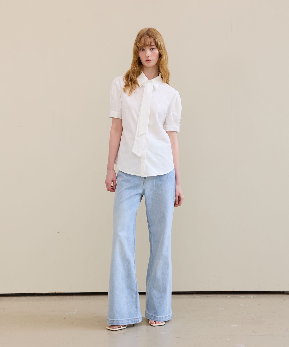 판도라핏(PANDORAFIT) Hidden Band Bootcut Denim