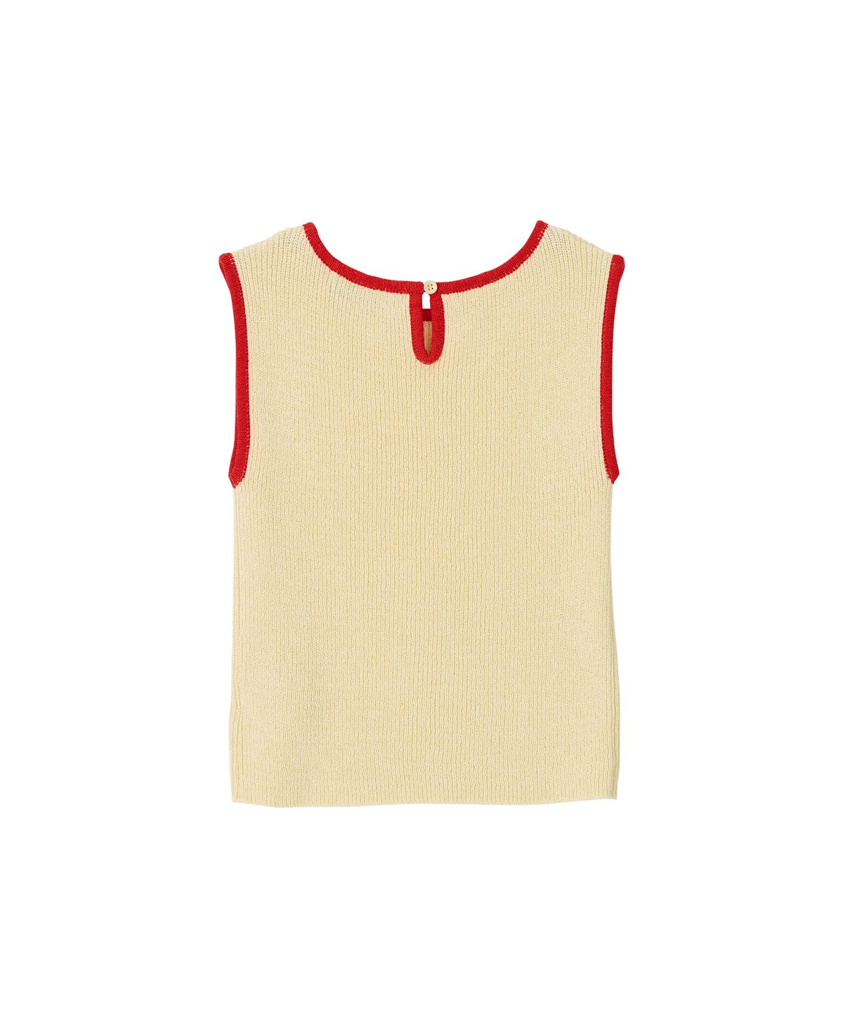 판도라핏(PANDORAFIT) Contrast Kint Sleeveless