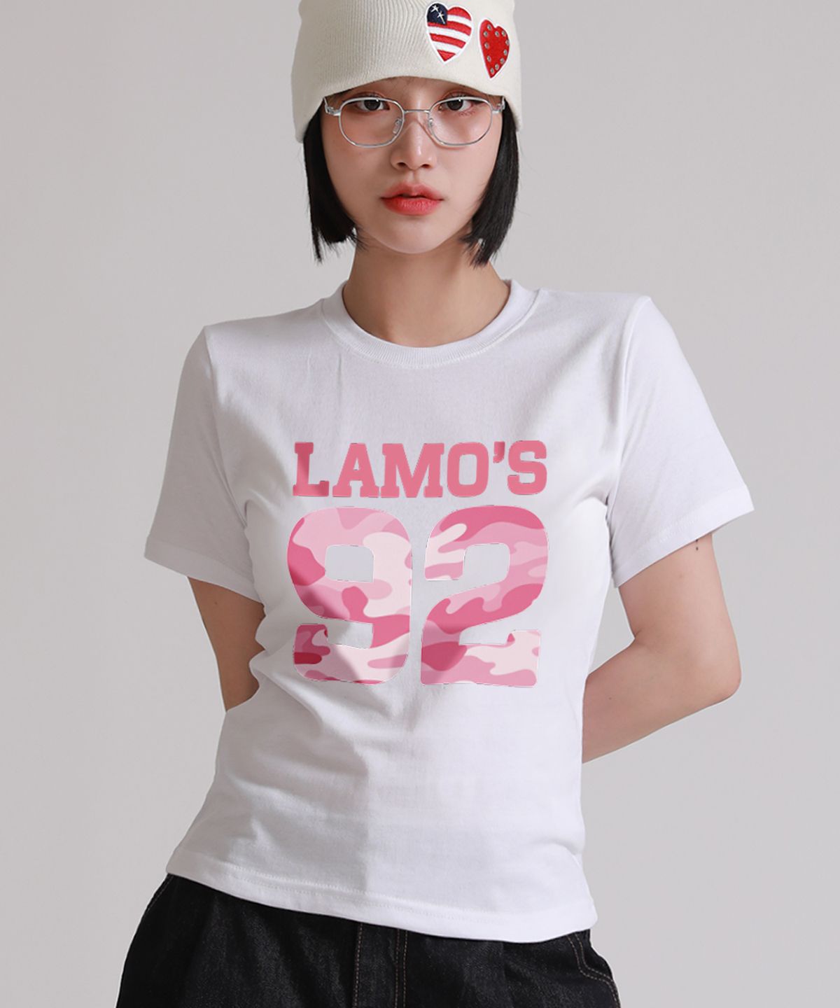 라이크더모스트(LIKE THE MOST) 레귤러 92밀리터리 반팔티셔츠_2colors