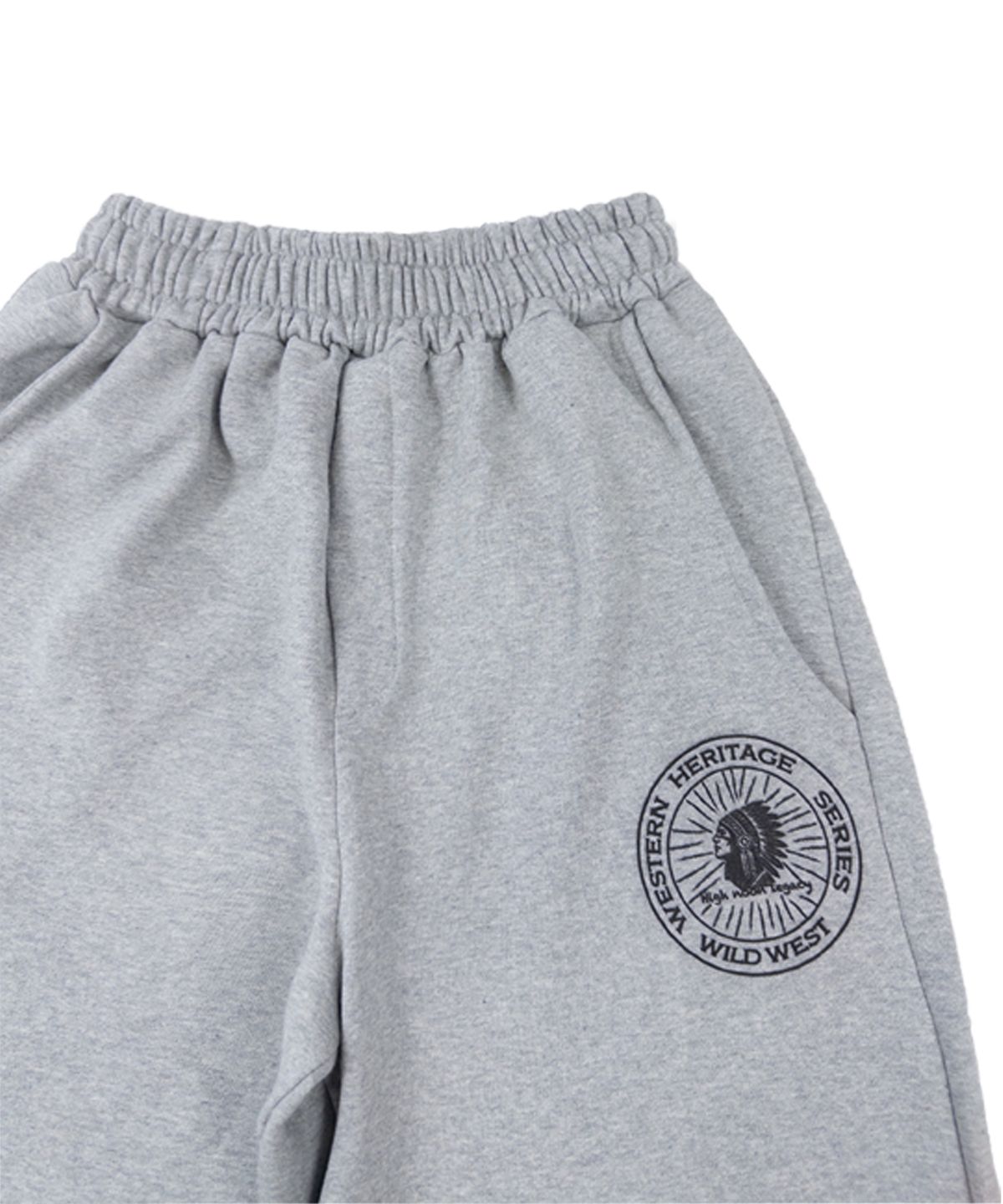 바스바타(BASBAATAA) FRONTIER GRAPHIC PANTS(Gray)