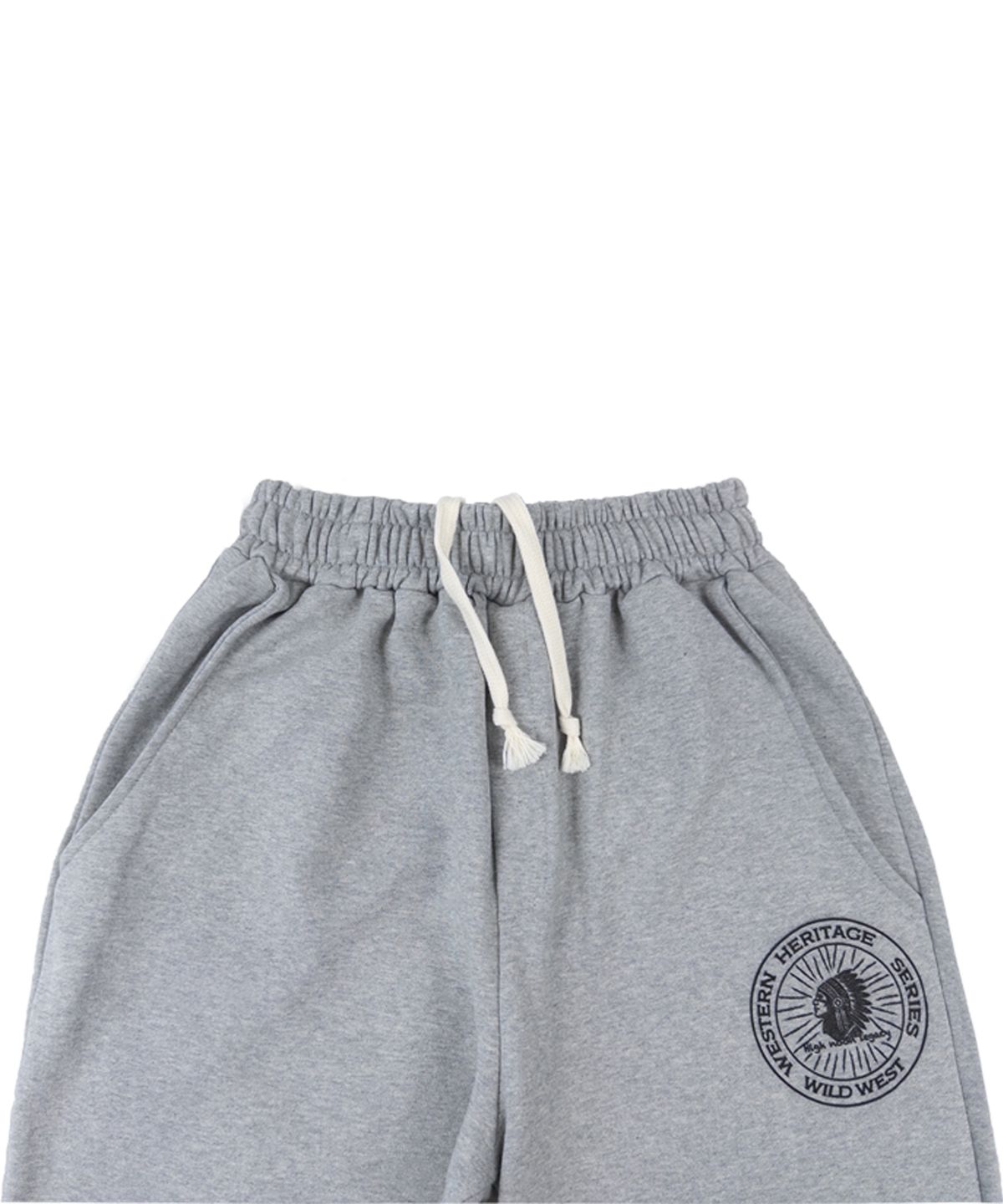 바스바타(BASBAATAA) FRONTIER GRAPHIC PANTS(Gray)