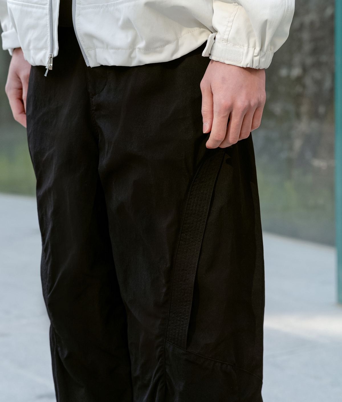 폼리쉬(FORMLICH) RECYCLE TASLAN PANTS / BLACK