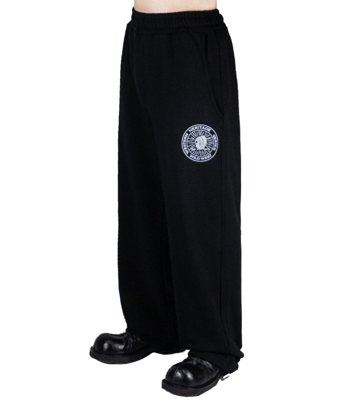 바스바타(BASBAATAA) FRONTIER GRAPHIC PANTS(Black)