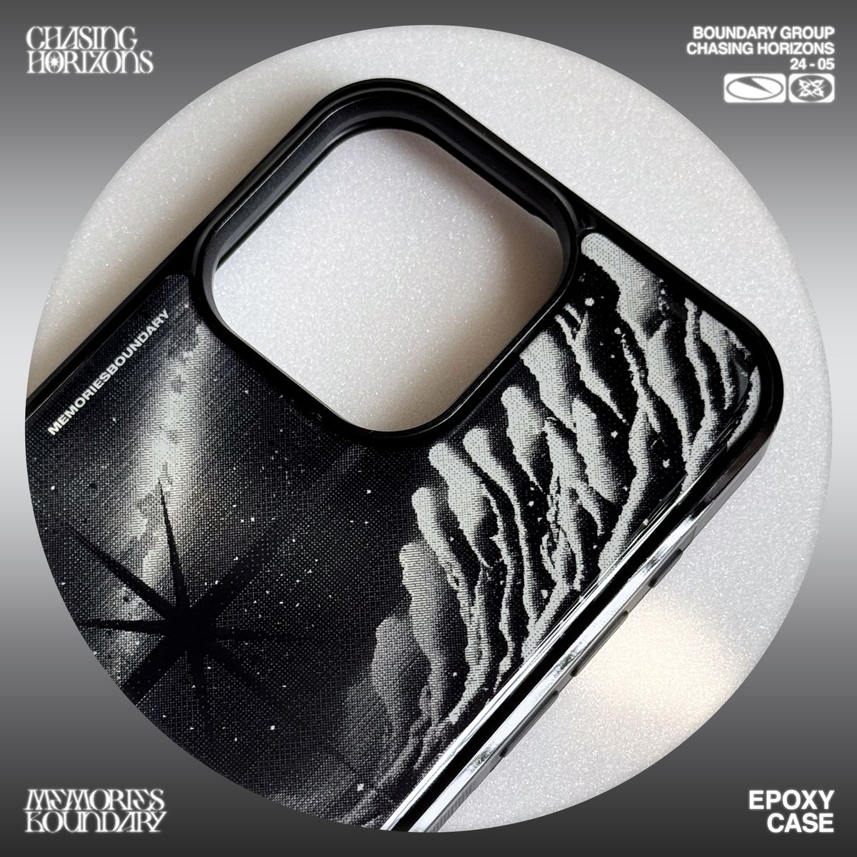 메모리즈바운더리(MEMORIESBOUNDARY) Horizon Canyon Phone Case (BK)