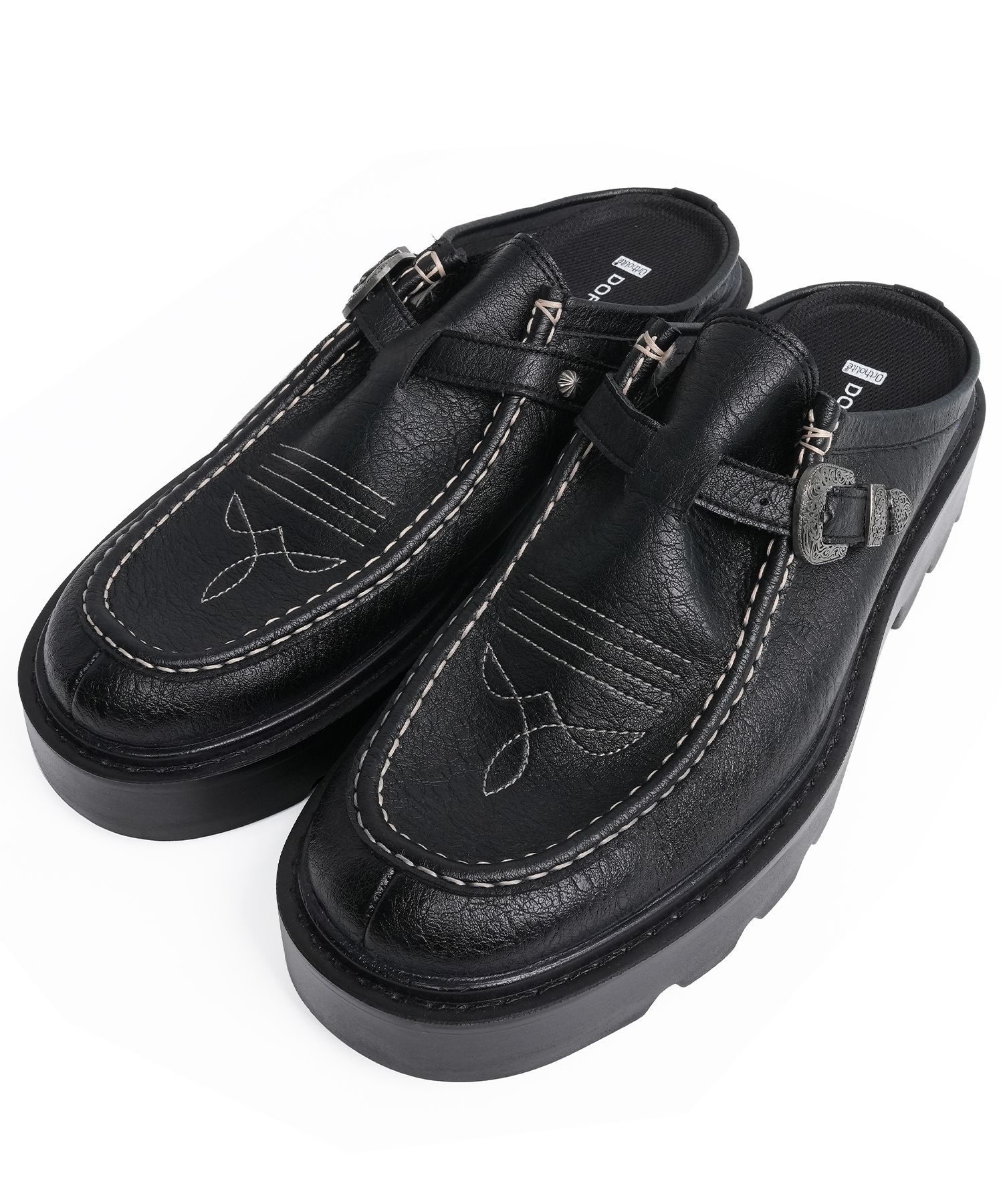 MUSINSA公式 | DOFFJASON ウェスタンミュールクロッグ BLACK