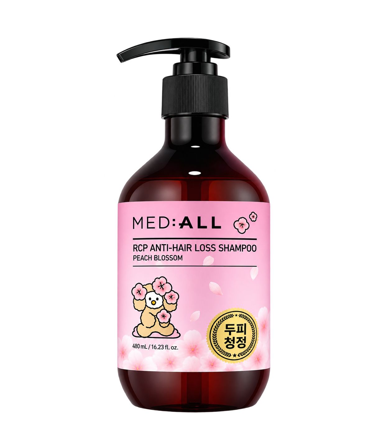 메디올(MEDIALL) RCP 안티헤어로스 샴푸 피치 블라썸 올리 에디션 480ml