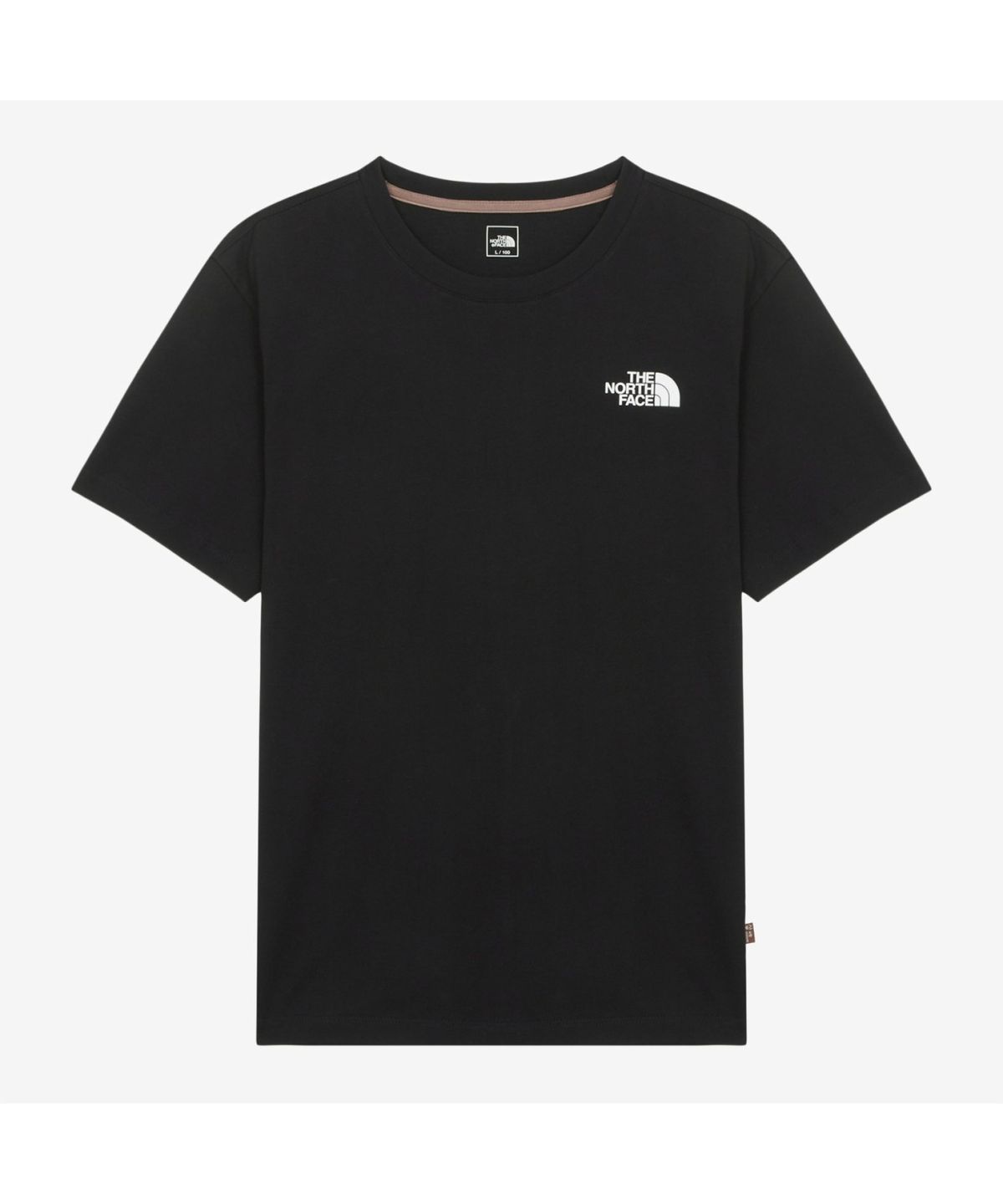 노스페이스(THE NORTH FACE) NT7UR60A 한글 반팔 티셔츠 BLACK