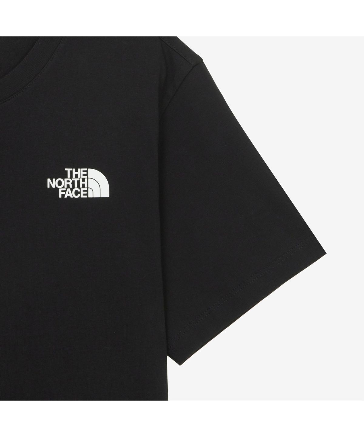 노스페이스(THE NORTH FACE) NT7UR60C 한글 반팔 티셔츠 REAL BLACK
