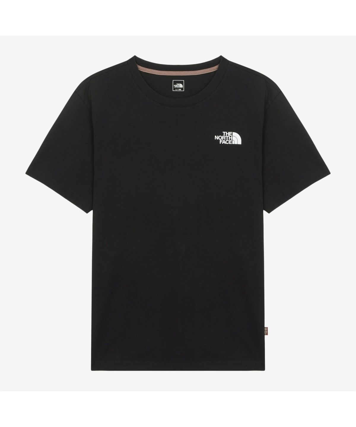 노스페이스(THE NORTH FACE) NT7UR60E 한글 반팔 티셔츠 JET BLACK