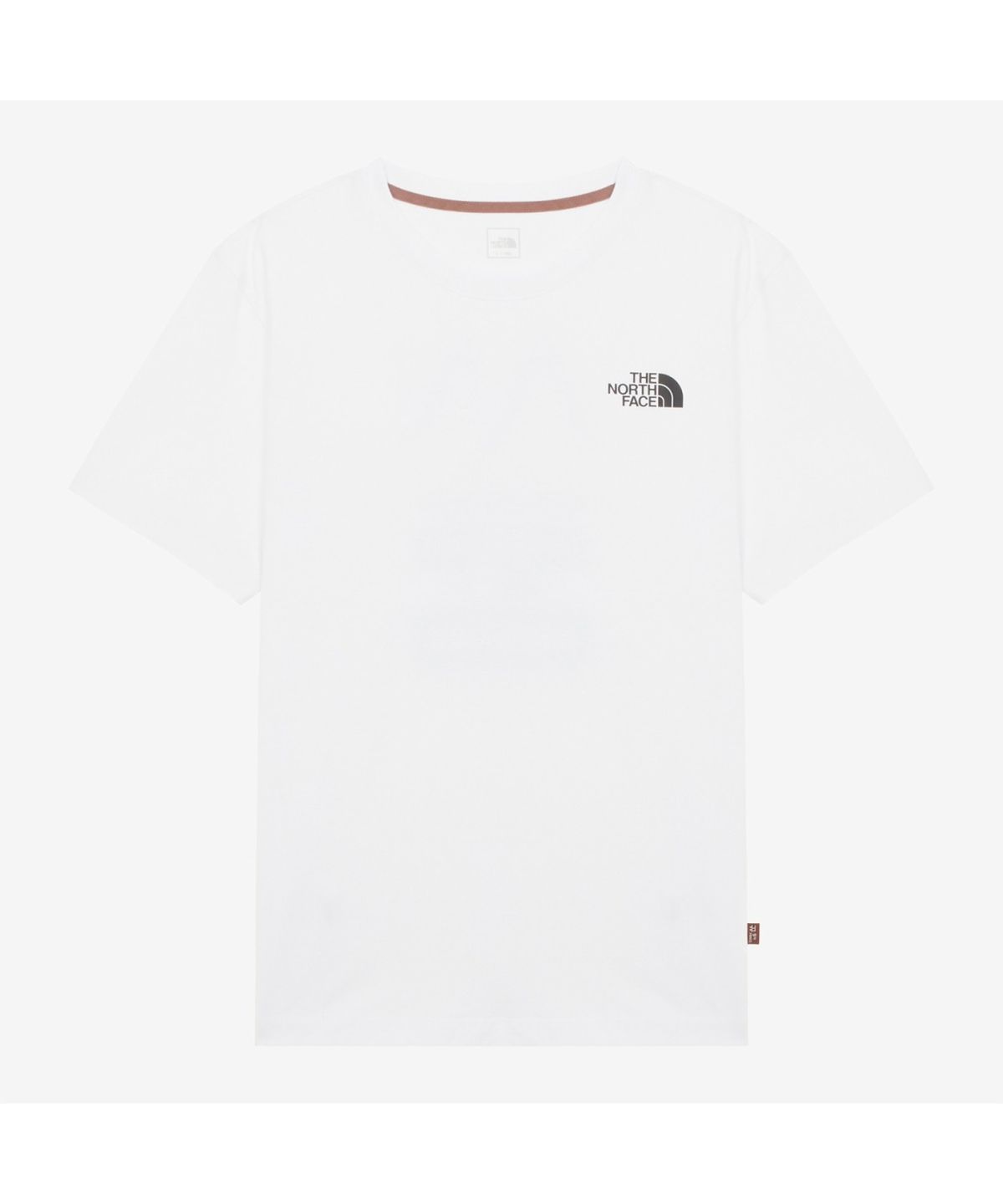 노스페이스(THE NORTH FACE) NT7UR60F 한글 반팔 티셔츠_SNOW WHITE