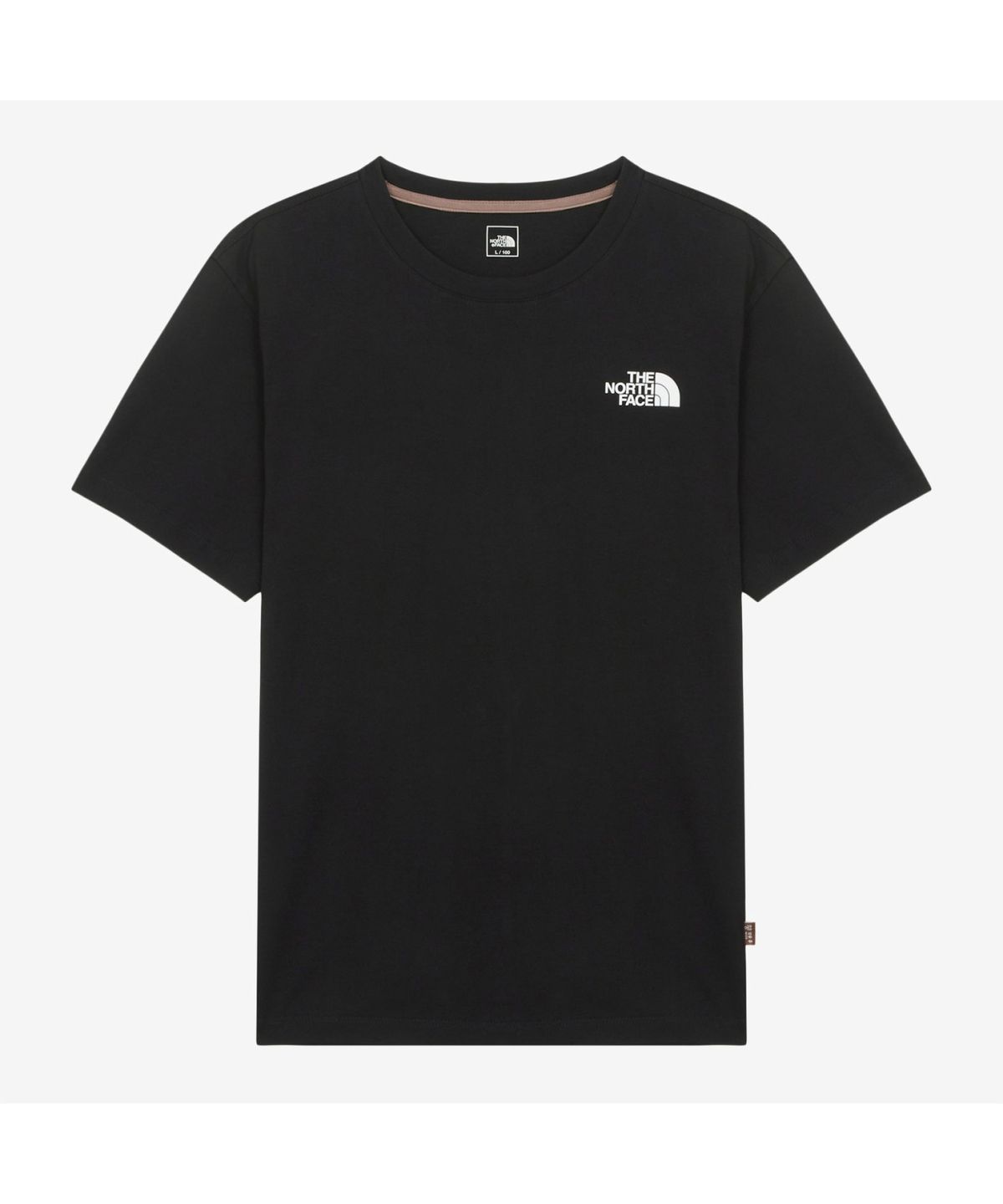 노스페이스(THE NORTH FACE) NT7UR60G 한글 반팔 티셔츠 MATT BLACK