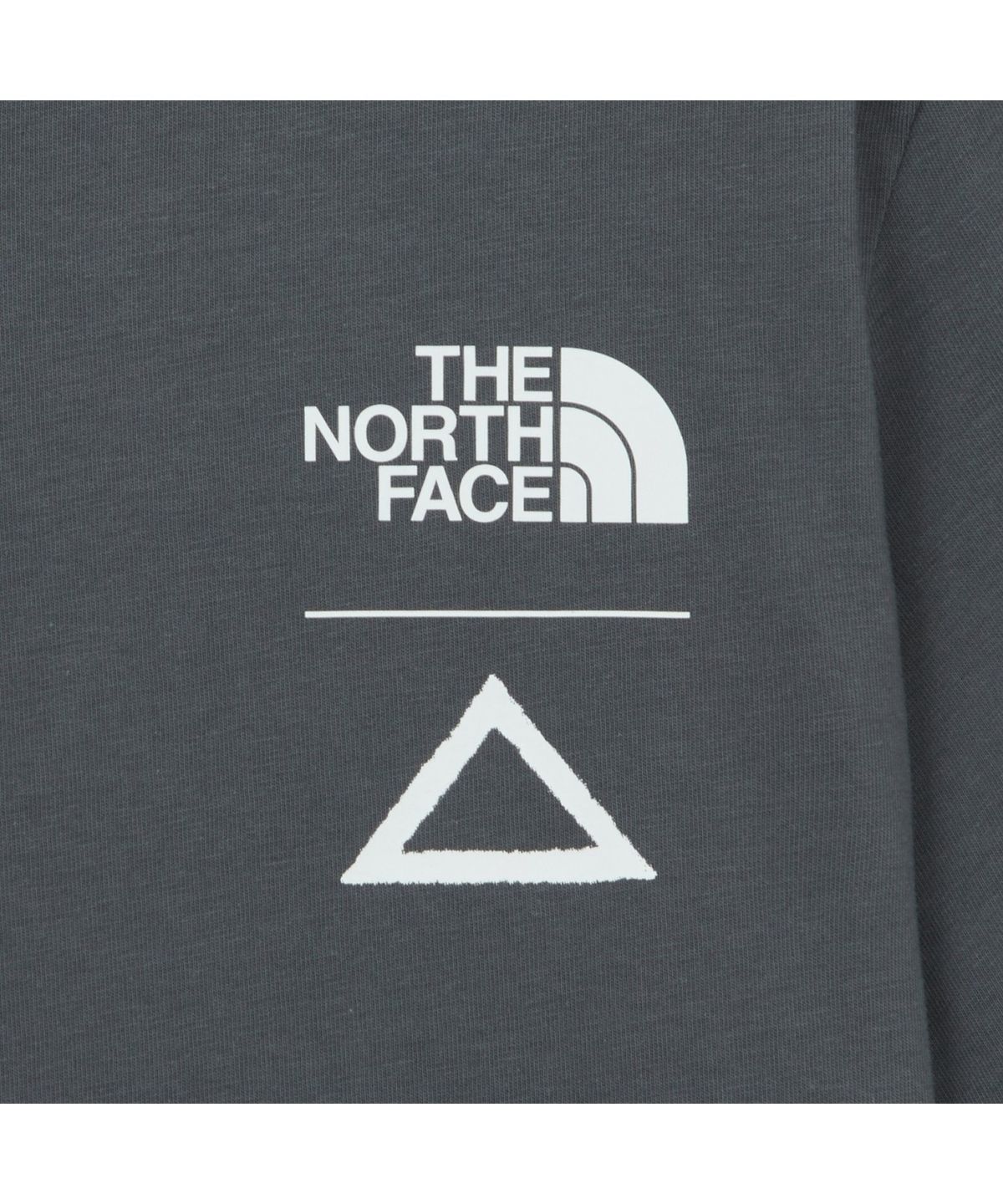 노스페이스(THE NORTH FACE) NT7UR62B 한글반팔 티셔츠 2 CHARCOAL GREY