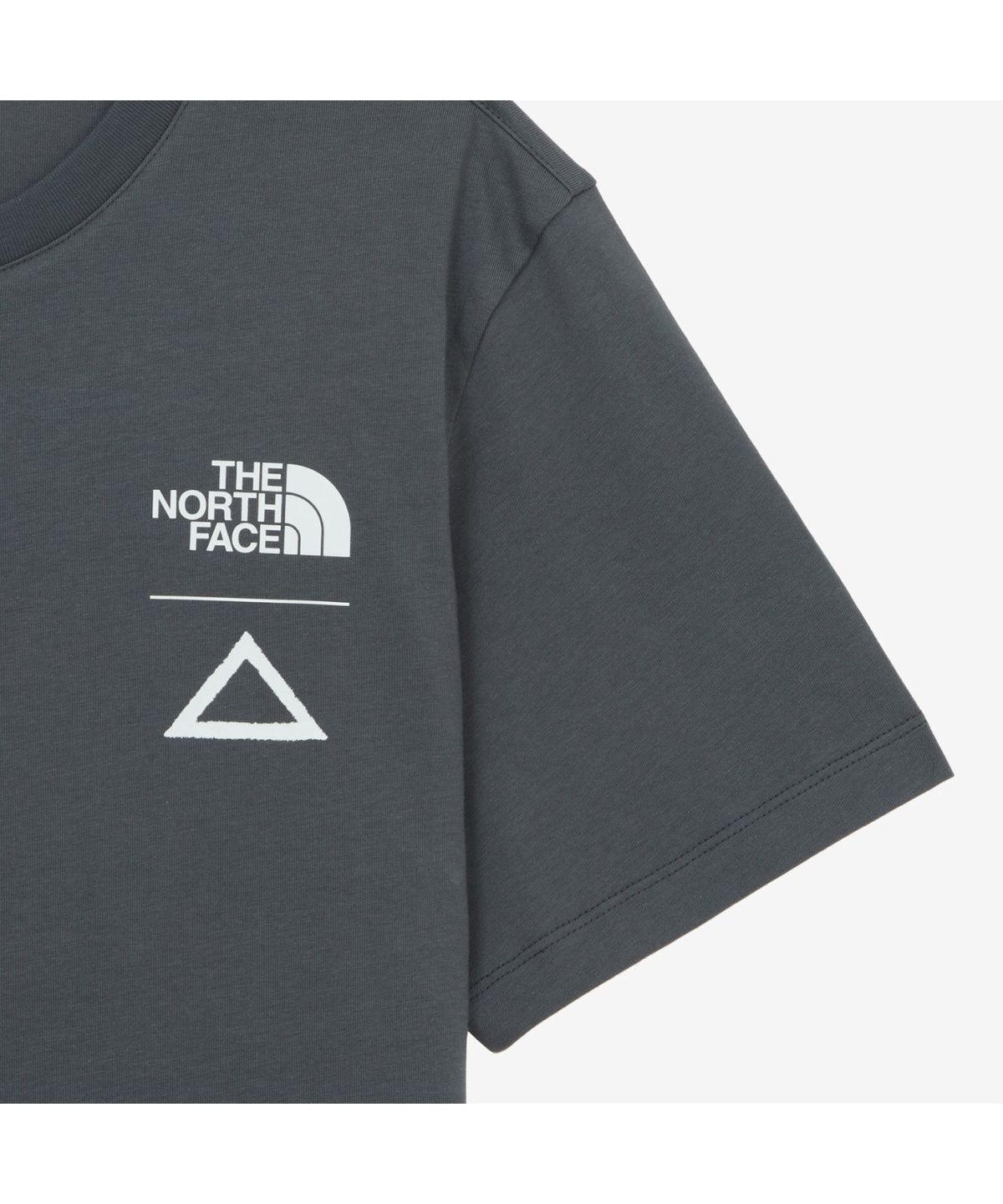 노스페이스(THE NORTH FACE) NT7UR62B 한글반팔 티셔츠 2 CHARCOAL GREY