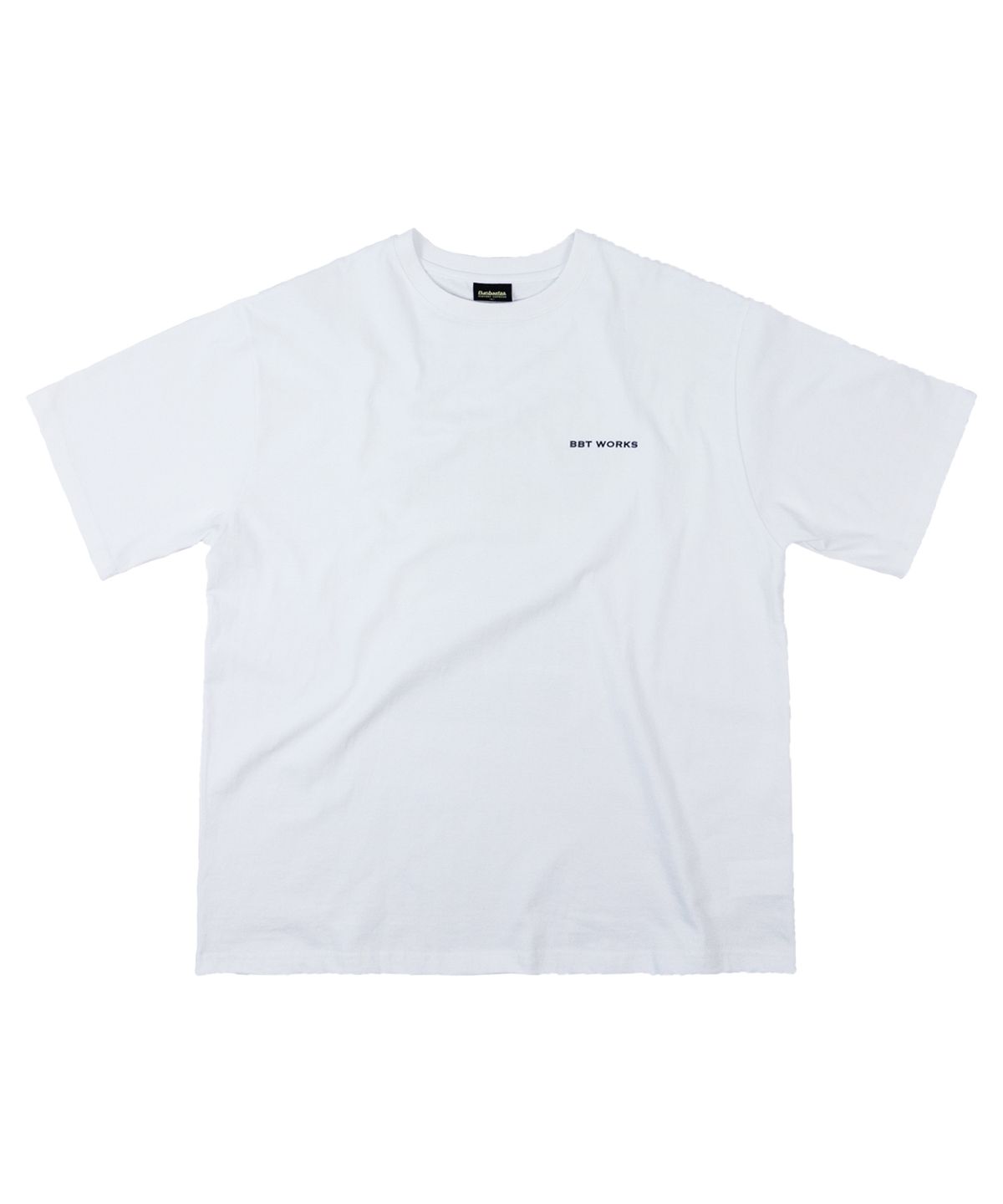 바스바타(BASBAATAA) HERITAGE LETTERING TEE(White)